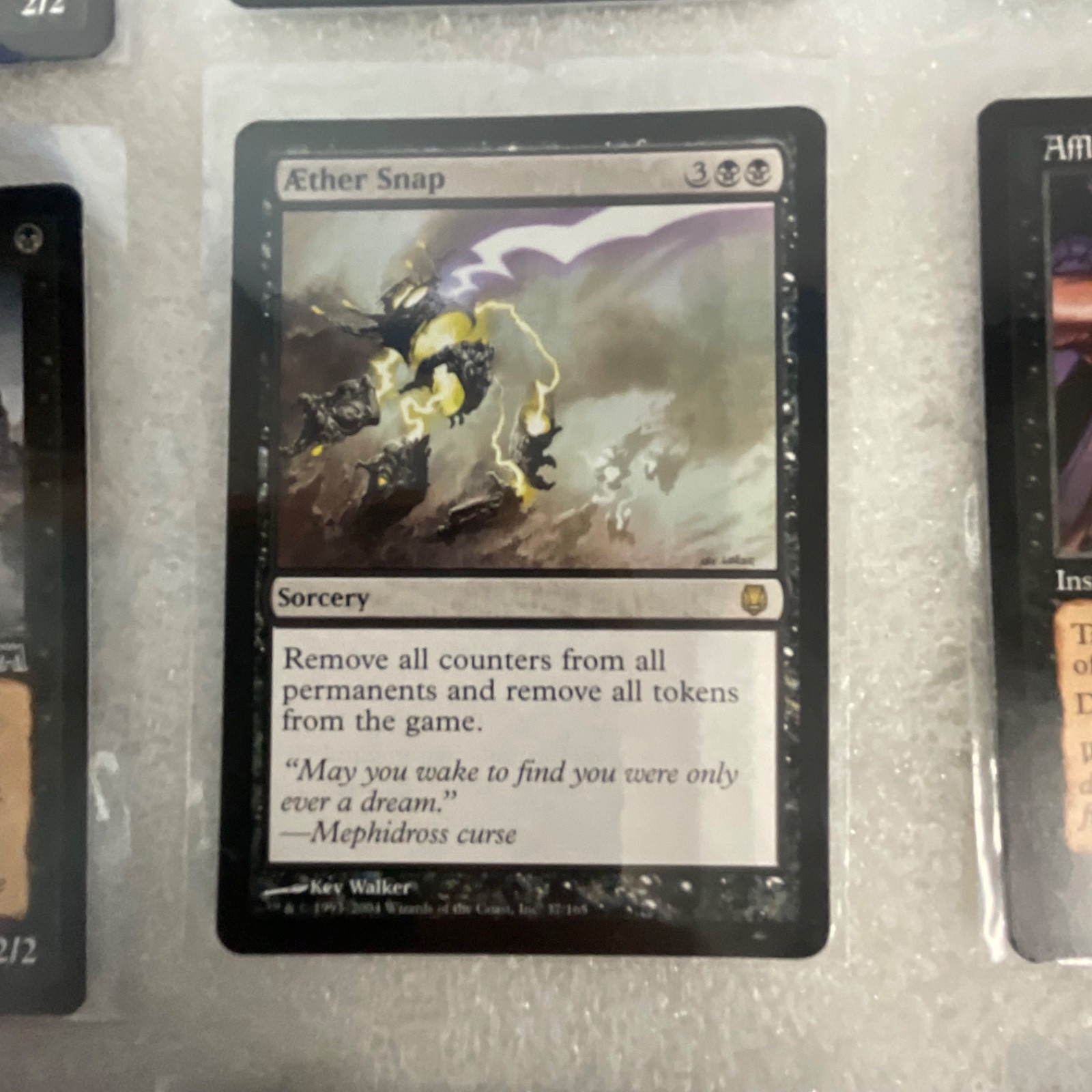 MTG 20 Card Black Lot Aether Snap Abyssal Specter Mixed Sets - Image 12