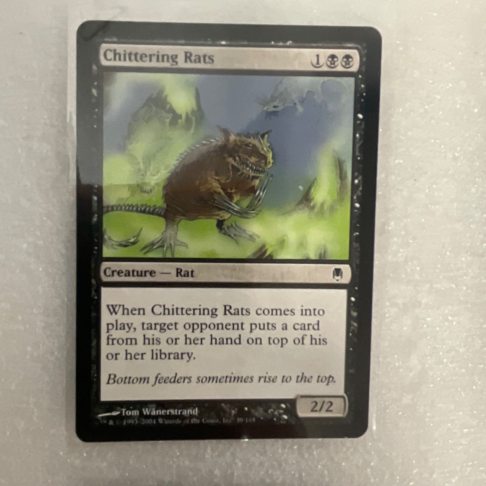 MTG 20 Card Black Lot Chittering Rats Corrupt Mixed Sets - Image 3