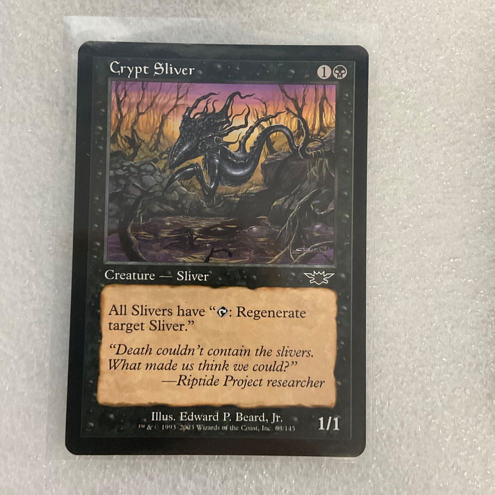 MTG 20 Card Black Lot Crypt Sliver Deathgazer Mixed Sets - Image 4