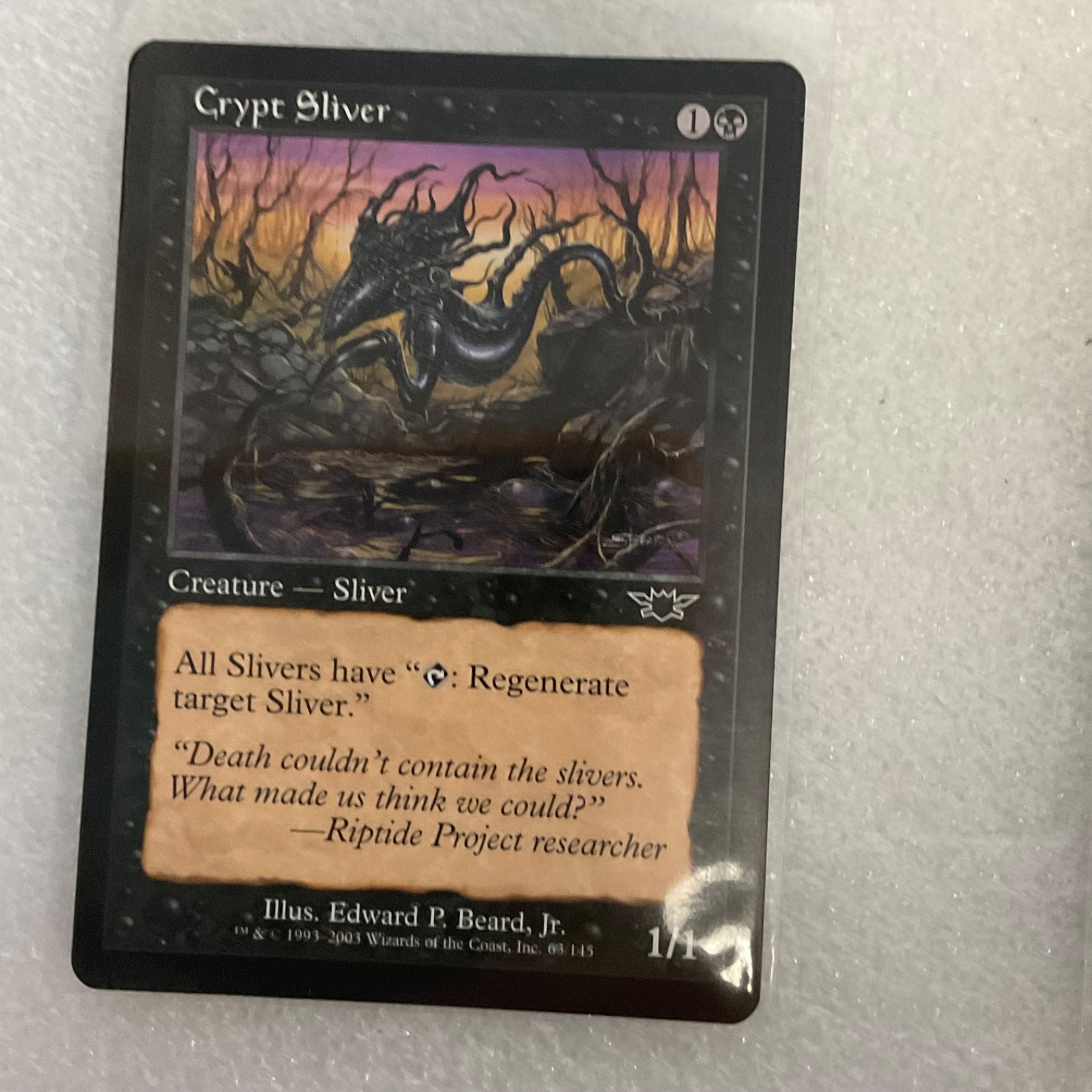MTG 20 Card Black Lot Crypt Sliver Deathgazer Mixed Sets - Image 6