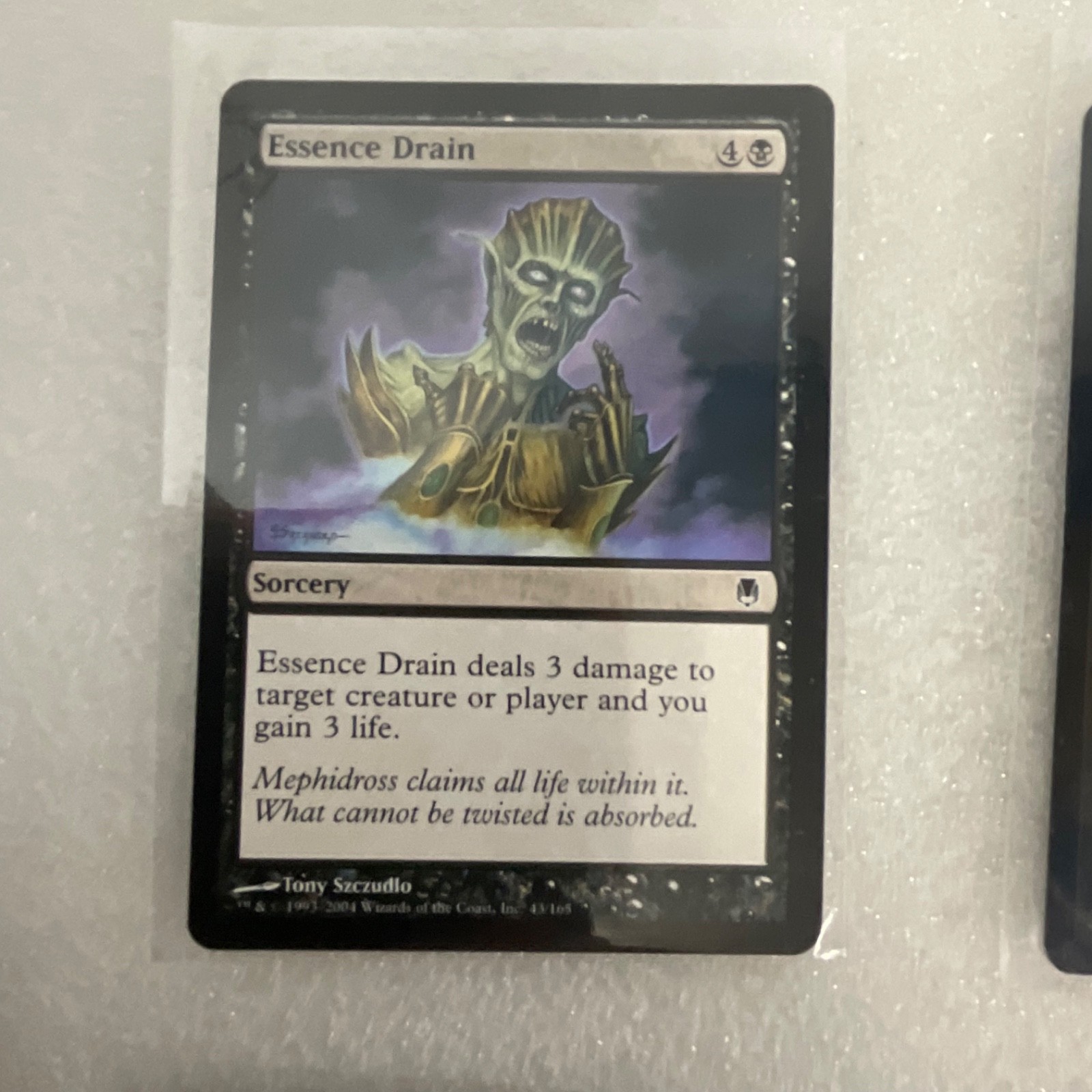MTG 20 Card Black Lot Essence Drain Exotic Disease Expunge Mixed Sets - Image 3