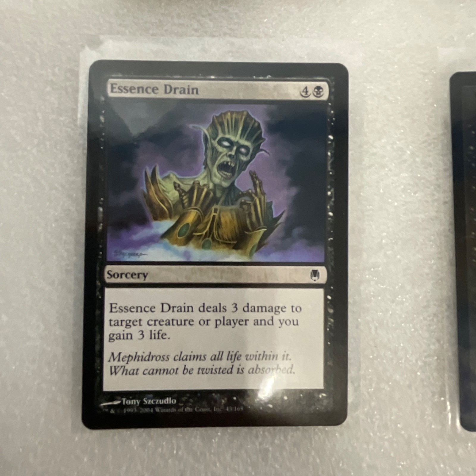 MTG 20 Card Black Lot Essence Drain Exotic Disease Expunge Mixed Sets - Image 4