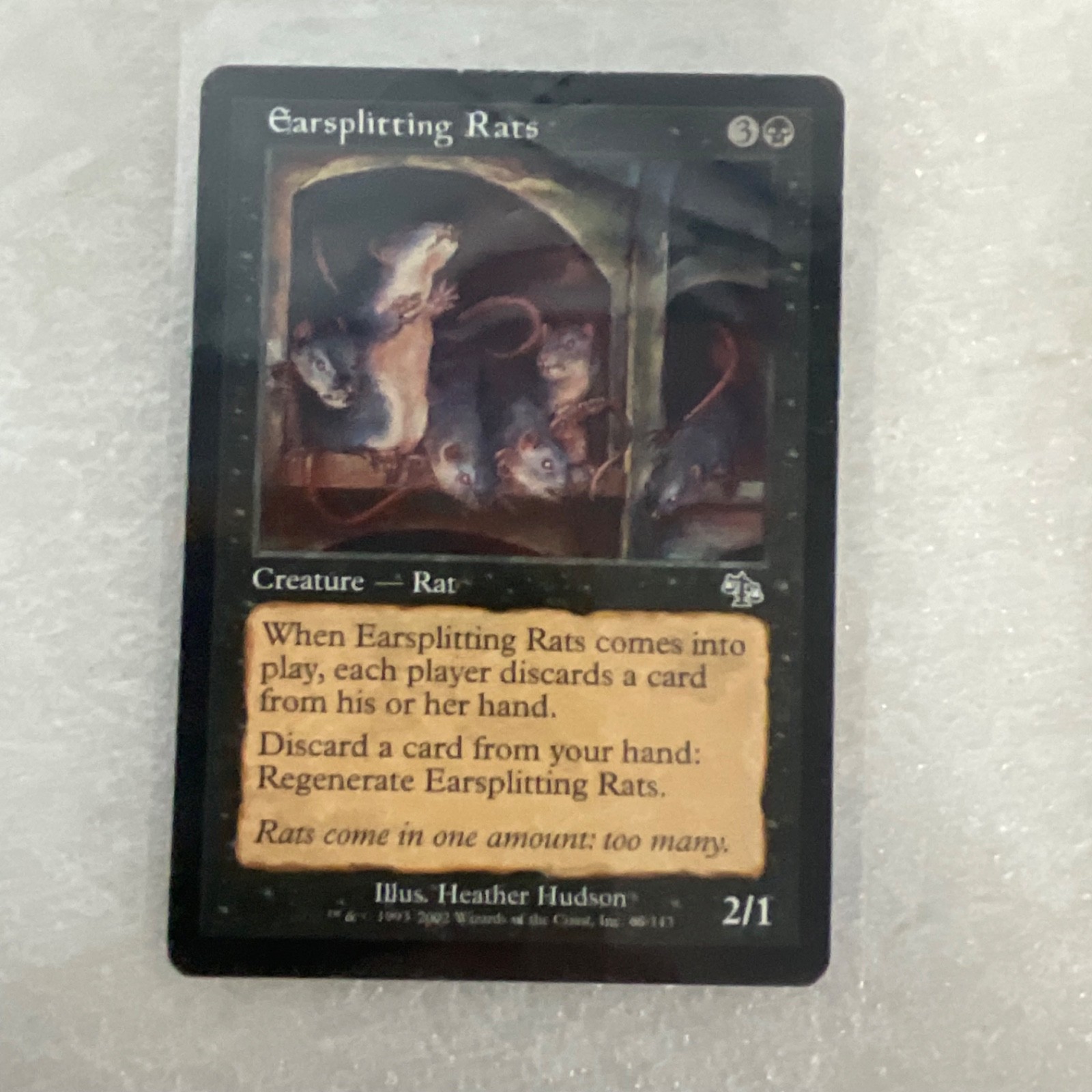 MTG 20 Card Black Lot Dusk Imp Dying Wail Earsplitting Rats - Image 18