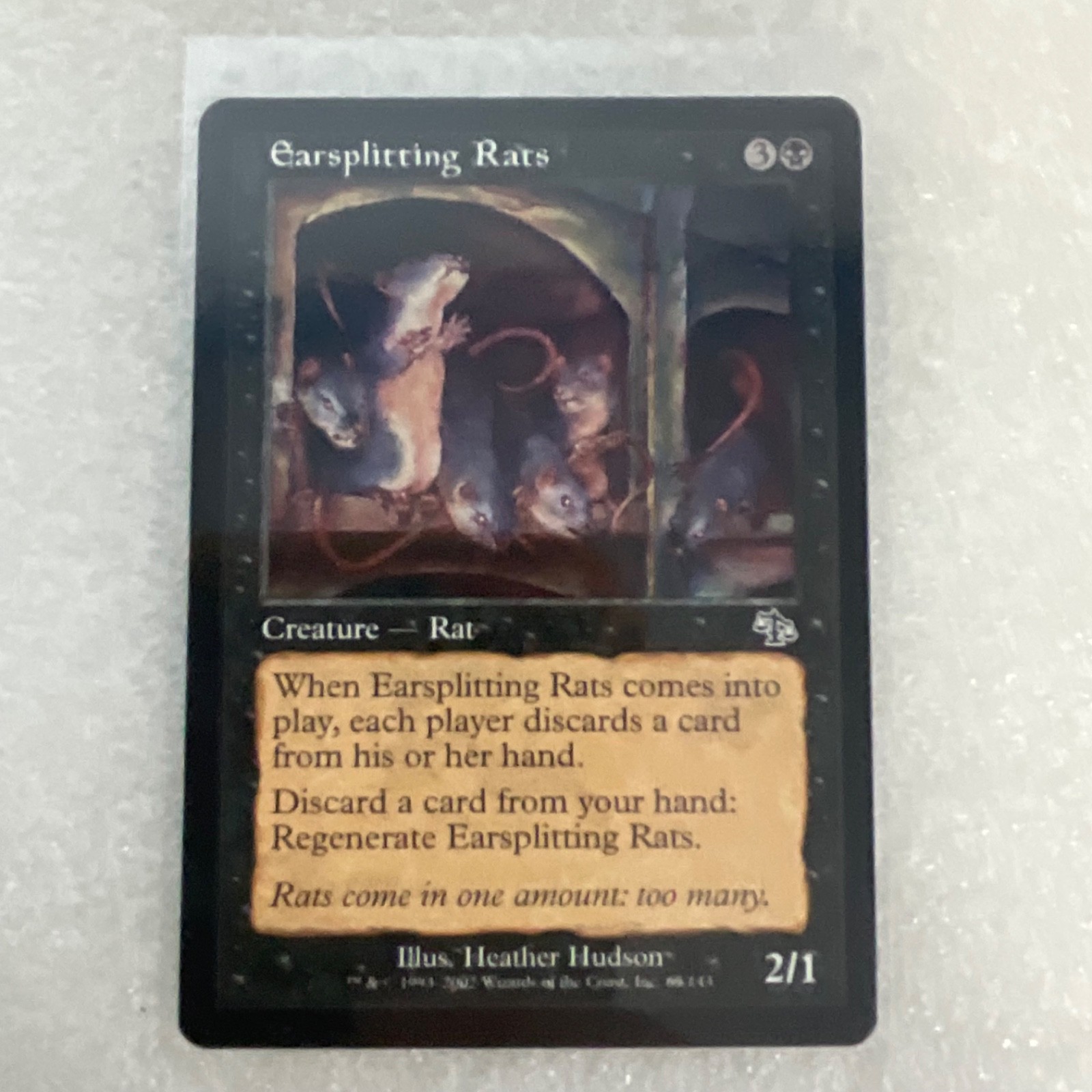 MTG 20 Card Black Lot Dusk Imp Dying Wail Earsplitting Rats - Image 20