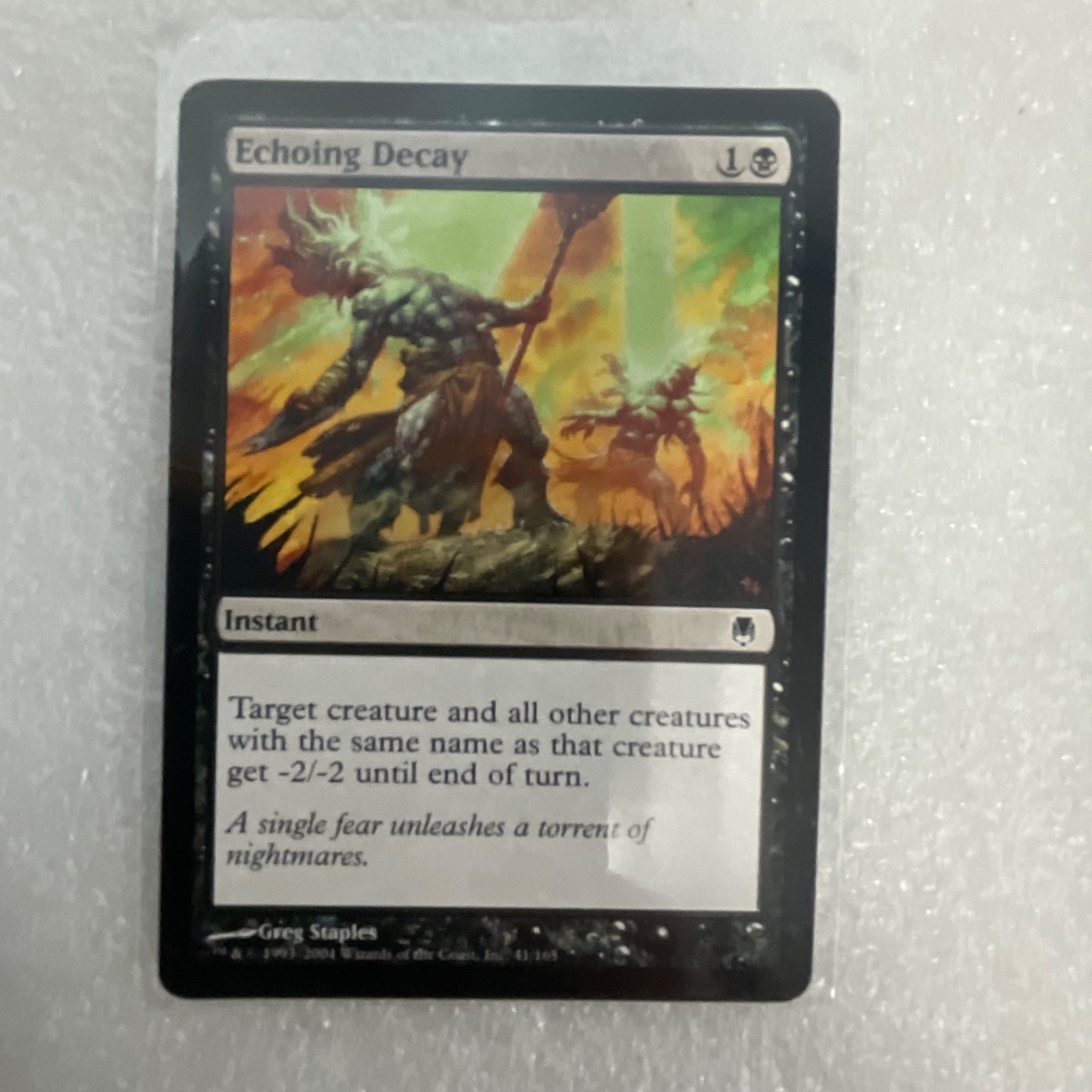 MTG 20 Card Black Lot Echoing Decay Dusk Imp Emissary Mixed Sets - Image 9