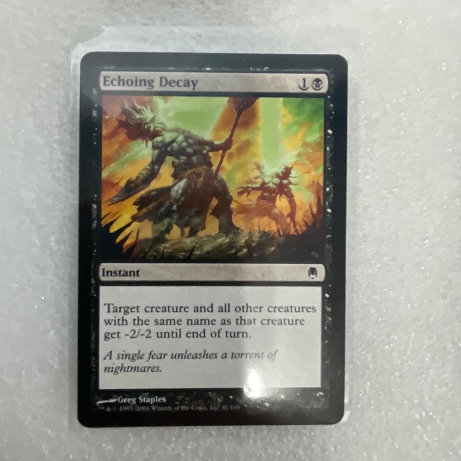MTG 20 Card Black Lot Essence Drain Execute Enslaved Horror Mixed Sets - Image 4