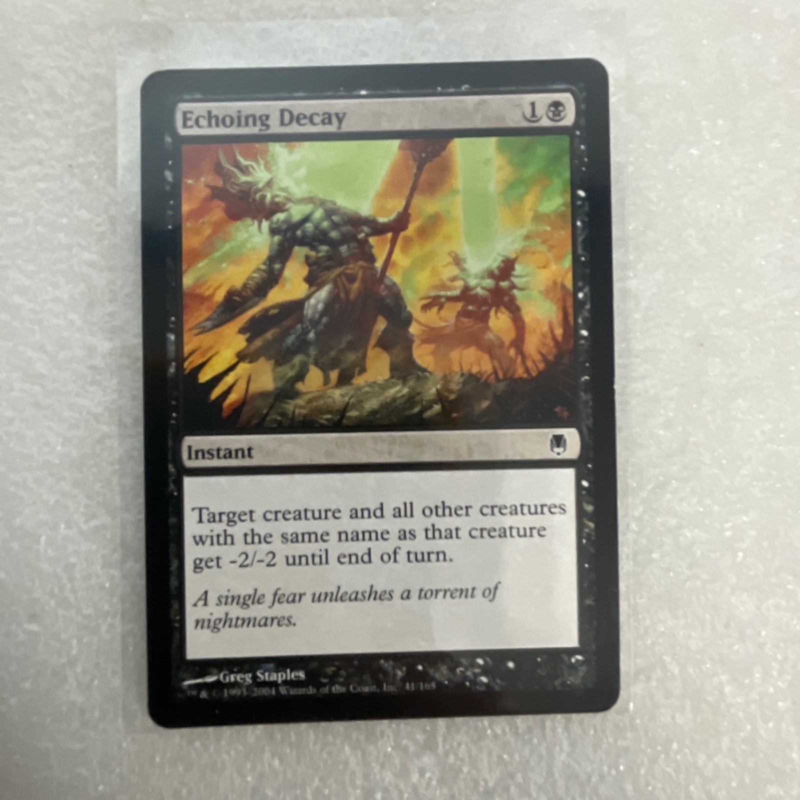 MTG 20 Card Black Lot Echoing Decay Dusk Imp Emissary Mixed Sets - Image 12