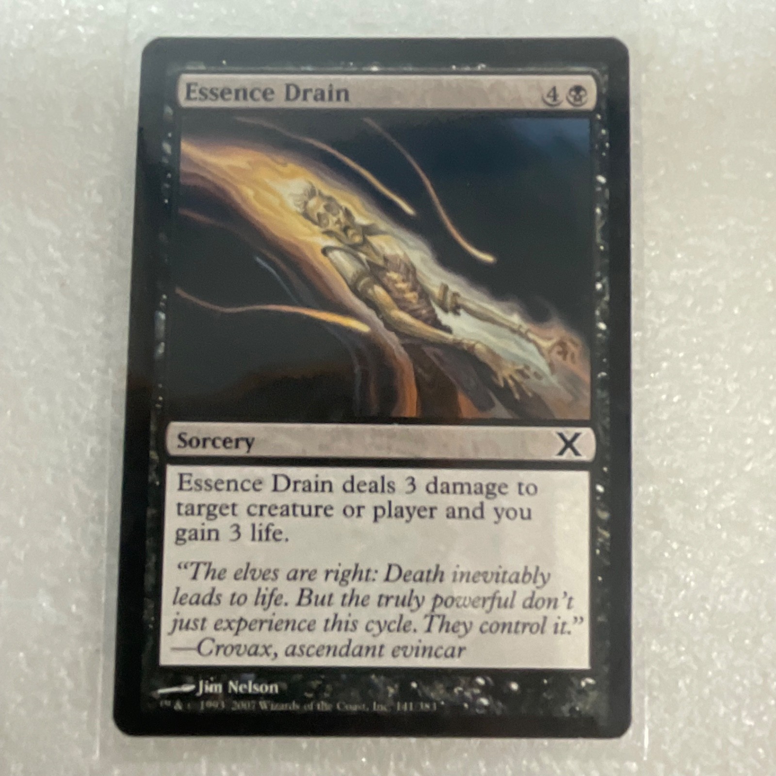 MTG 20 Card Black Lot Essence Drain Execute Enslaved Horror Mixed Sets - Image 14