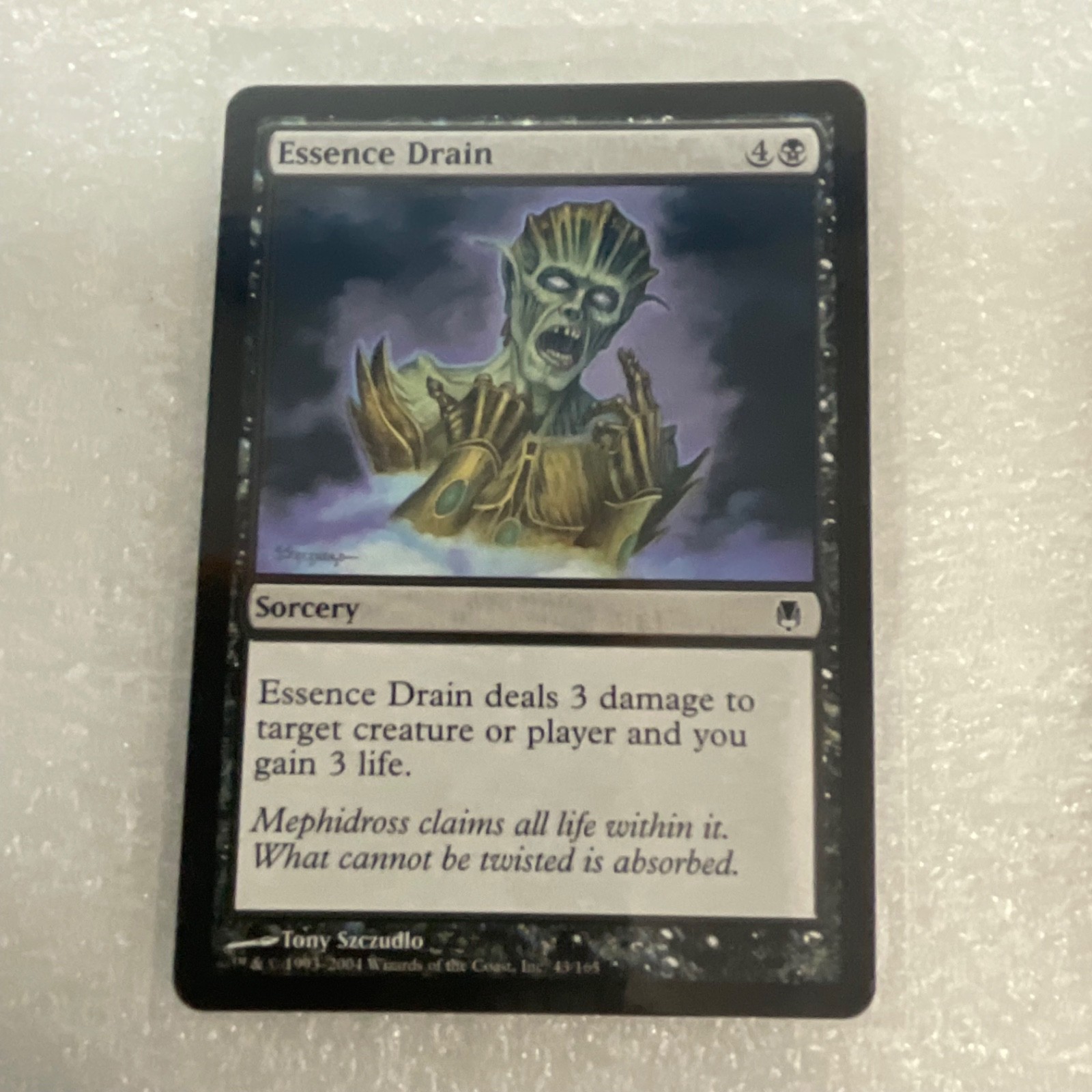 MTG 20 Card Black Lot Essence Drain Execute Enslaved Horror Mixed Sets - Image 15