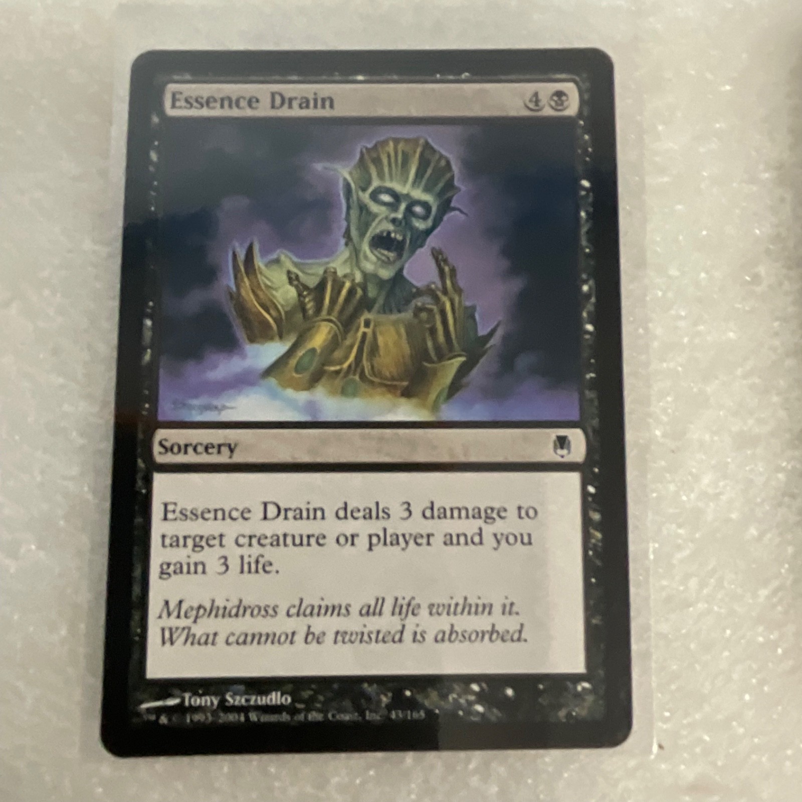 MTG 20 Card Black Lot Essence Drain Execute Enslaved Horror Mixed Sets - Image 16
