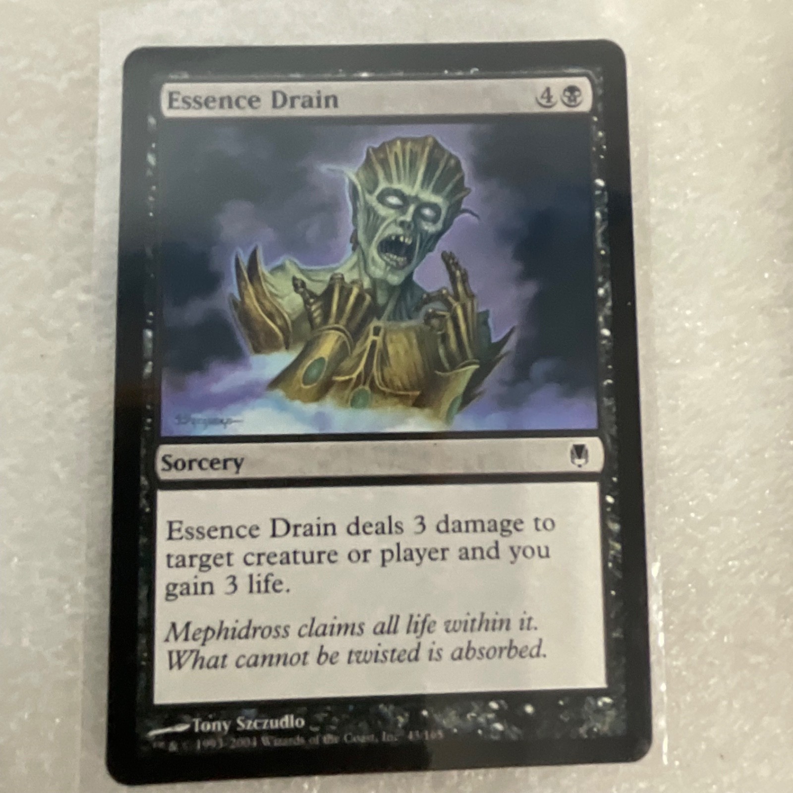 MTG 20 Card Black Lot Essence Drain Execute Enslaved Horror Mixed Sets - Image 17