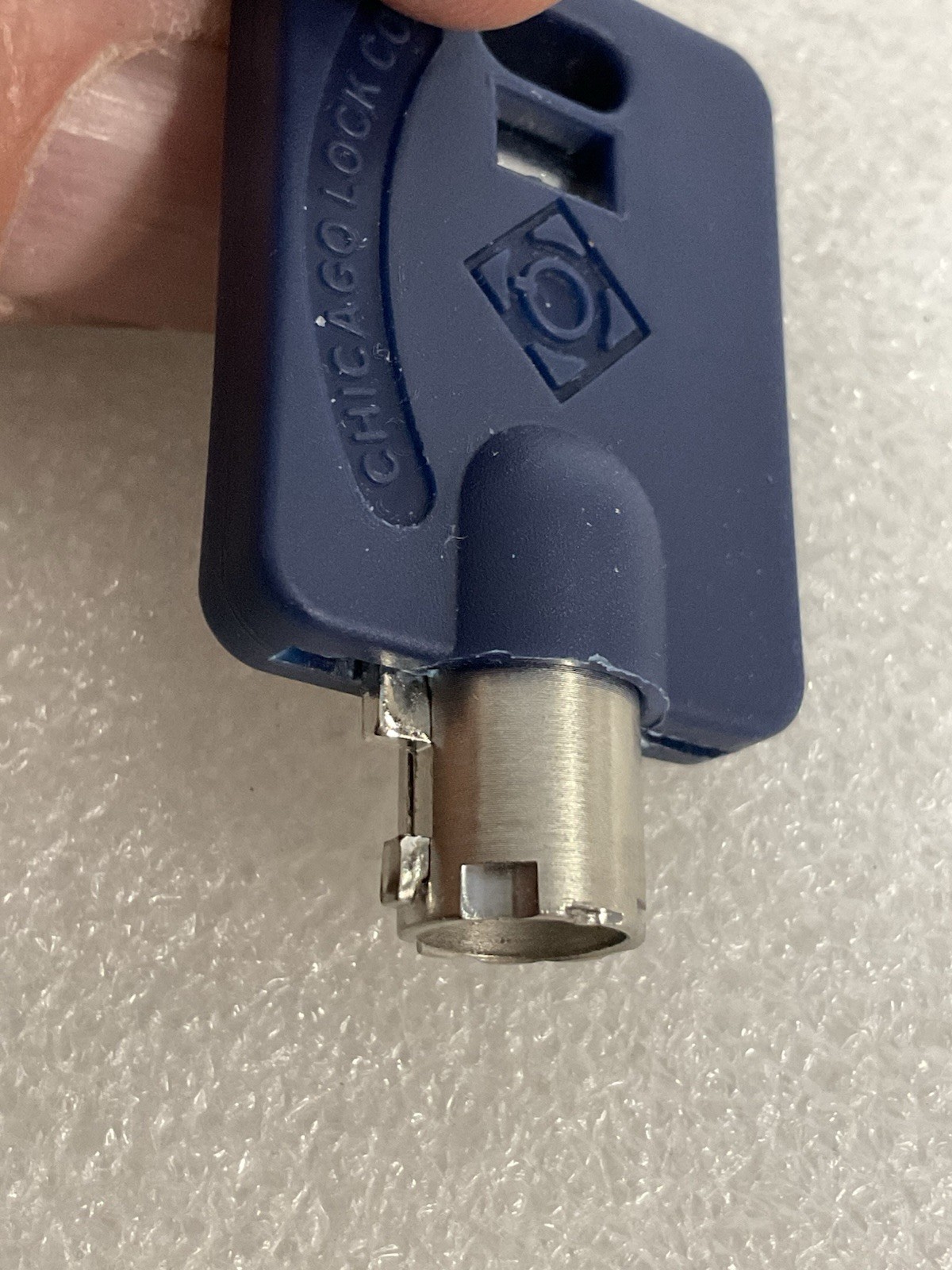 HMC13781 Tubular Key for Chicago Lock Co. Vending Machine & Cabinet – Blue - Image 6