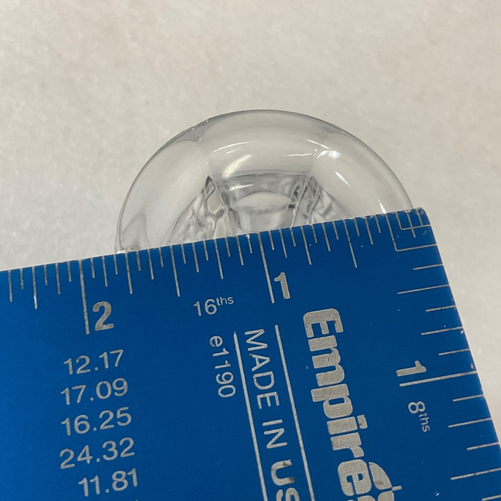 Clear Glass Taper Candlestick Holder 4.25in Faceted Round Base - Image 11
