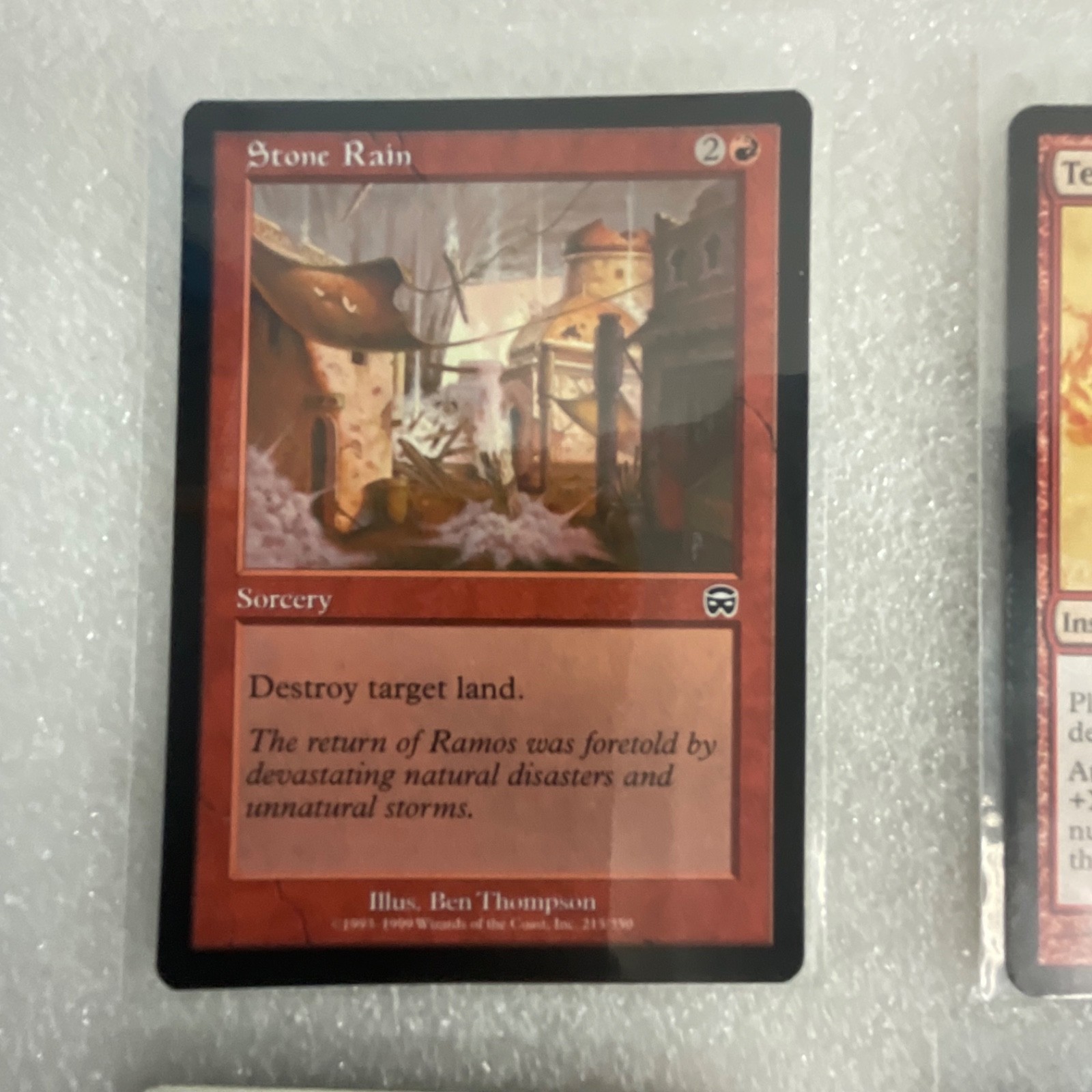 MTG 20 Card Red Lot Stone Rain Tears Rage Thunderscape - Image 3