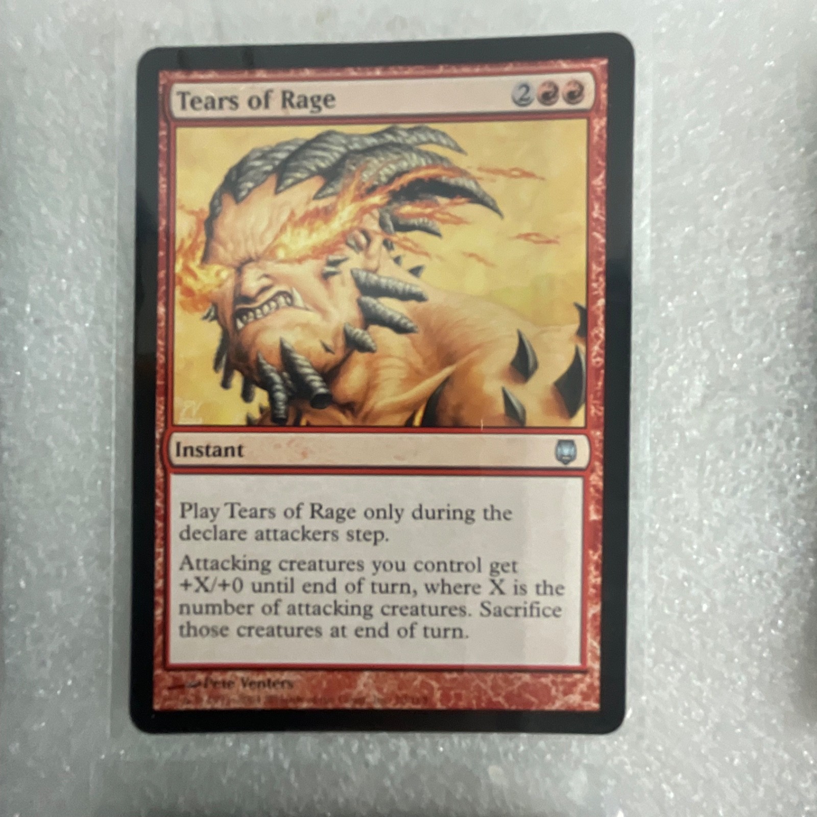 MTG 20 Card Red Lot Stone Rain Tears Rage Thunderscape - Image 10