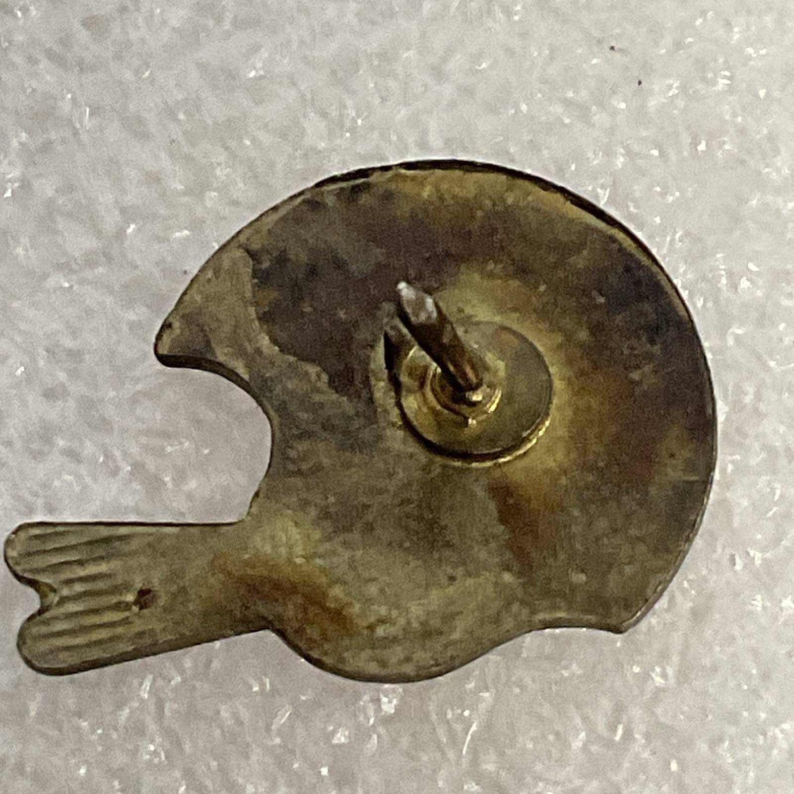 Vintage Rams Football Helmet Pin Lapel Tie Tack Enamel Collectible Rare - Image 2