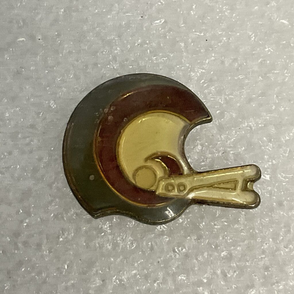 VTG NFL Los Angeles Rams Helmet Lapel Pin Rare Collectible Football Memorabilia - Image 1