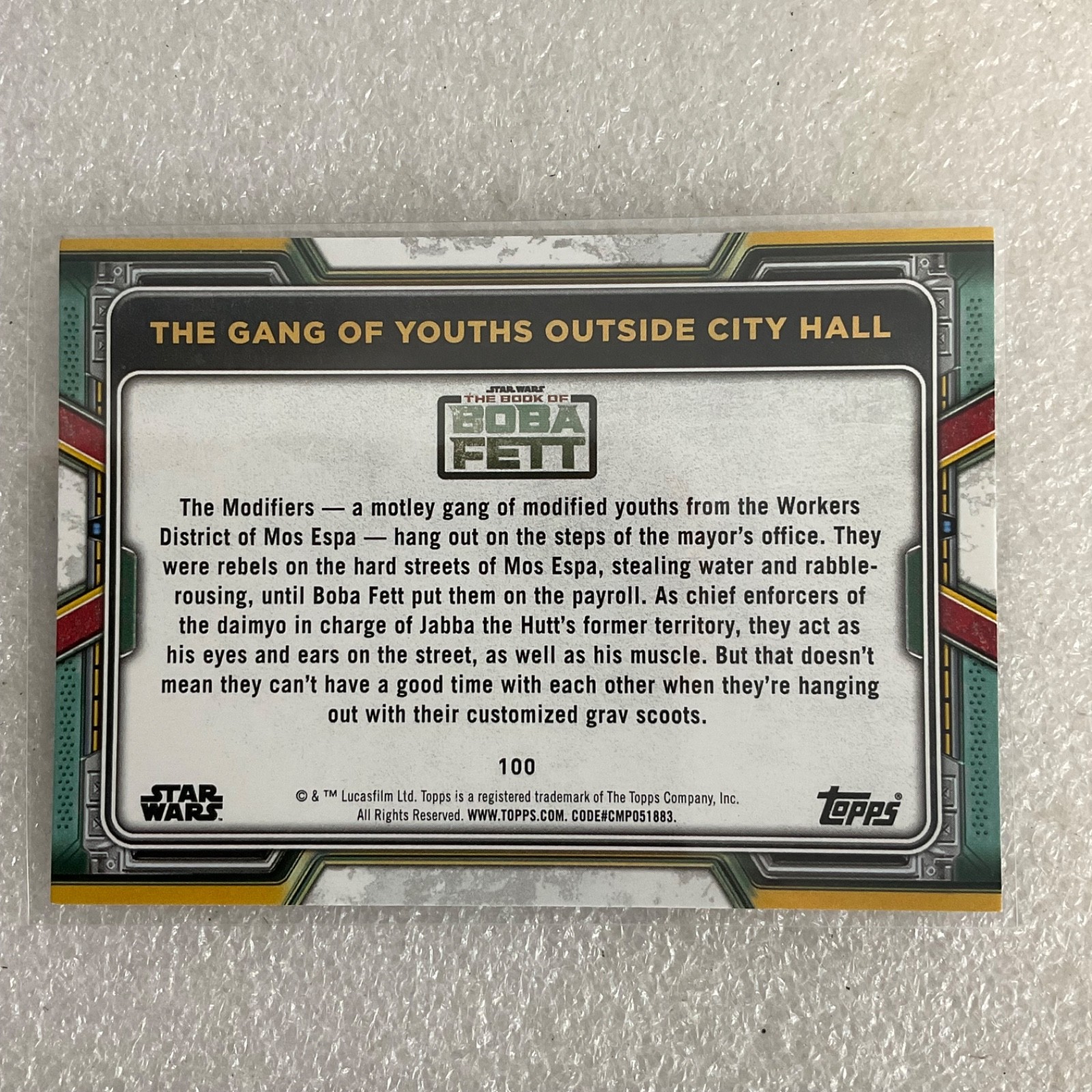 2022 Topps Star Wars Book of Boba Fett 9 Card Lot Luke Grogu Cad Bane - Image 12