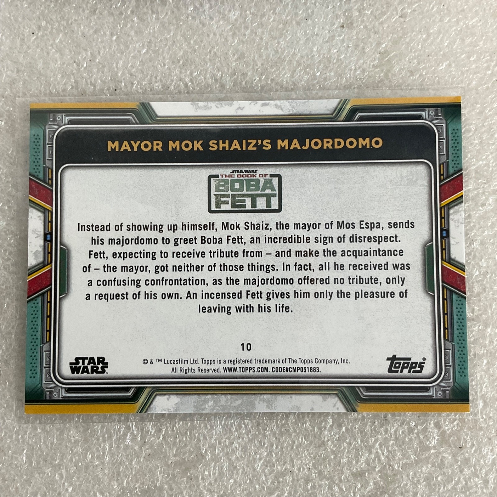 2022 Topps Star Wars Book of Boba Fett 9 Card Lot Luke Grogu Cad Bane - Image 16