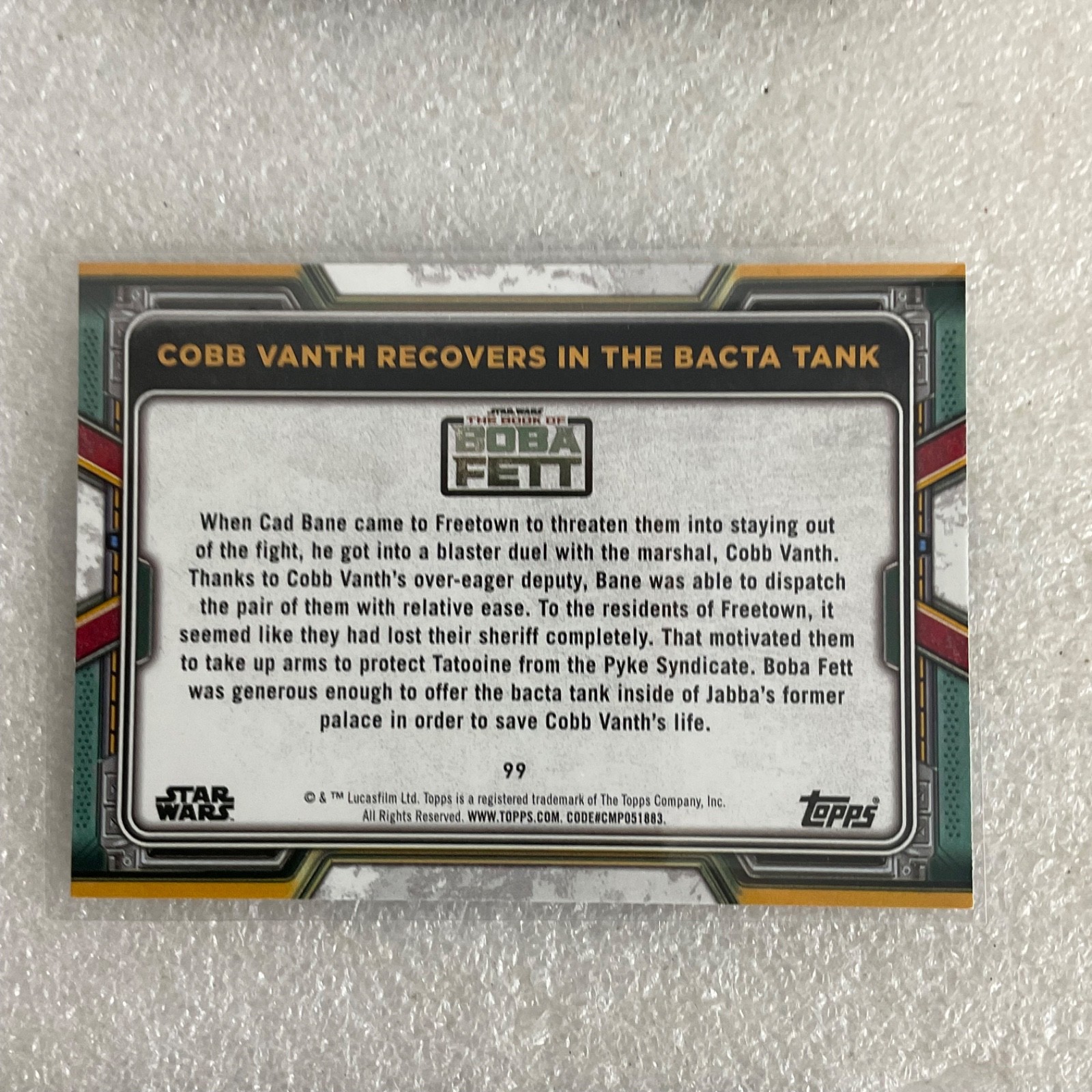 2022 Topps Star Wars Book of Boba Fett 9 Card Lot Luke Grogu Cad Bane - Image 15