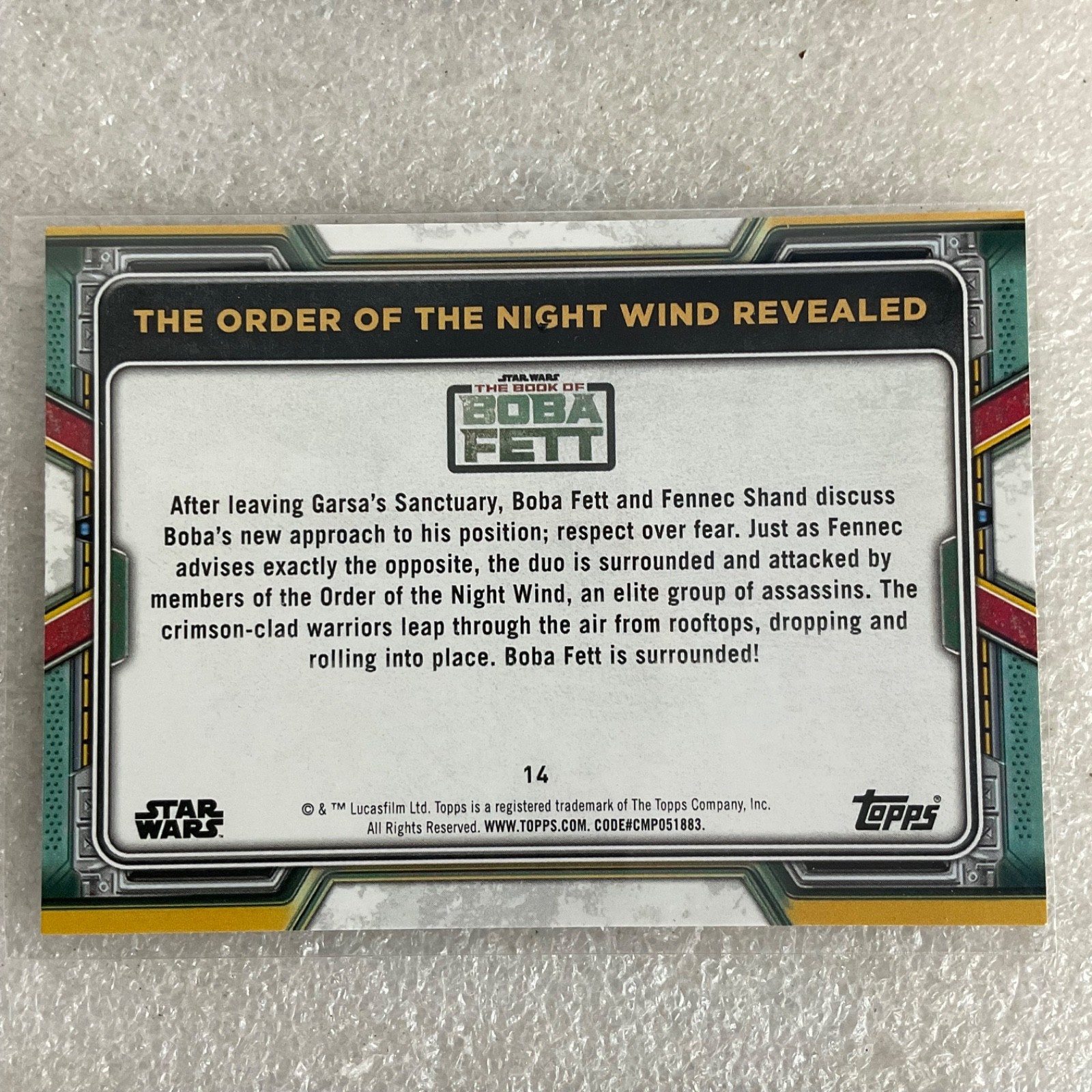 2022 Topps Star Wars Book of Boba Fett 9 Card Lot Luke Grogu Cad Bane - Image 17