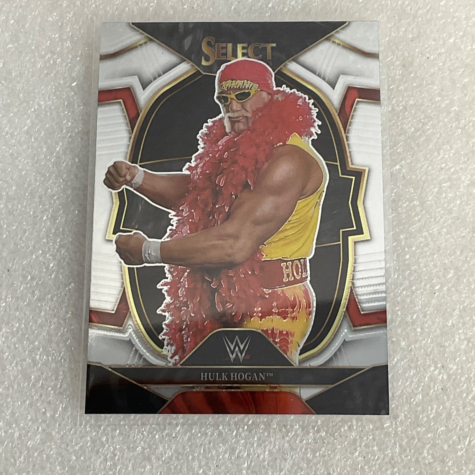 2023 Panini Select WWE Red Blue Prizm 7 Card Lot Hulk Hogan The Rock Michaels - Image 2