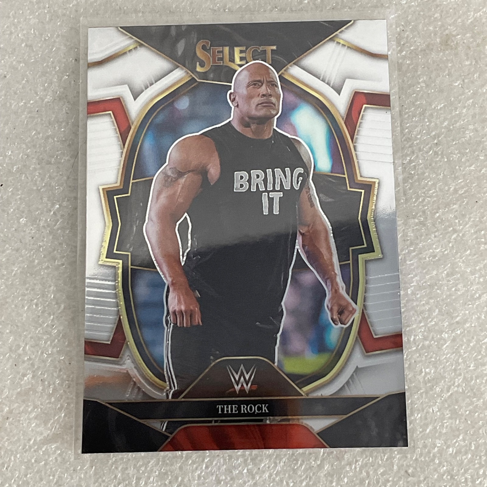 2023 Panini Select WWE Red Blue Prizm 7 Card Lot Hulk Hogan The Rock Michaels - Image 4