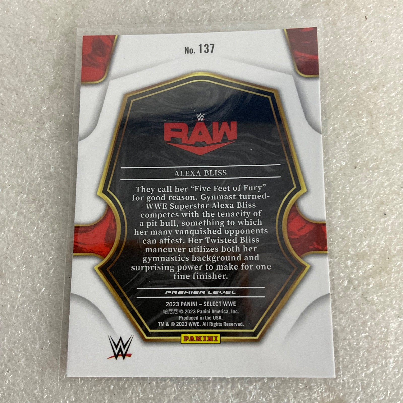 2023 Panini Select WWE Red Blue Prizm 7 Card Lot Hulk Hogan The Rock Michaels - Image 10