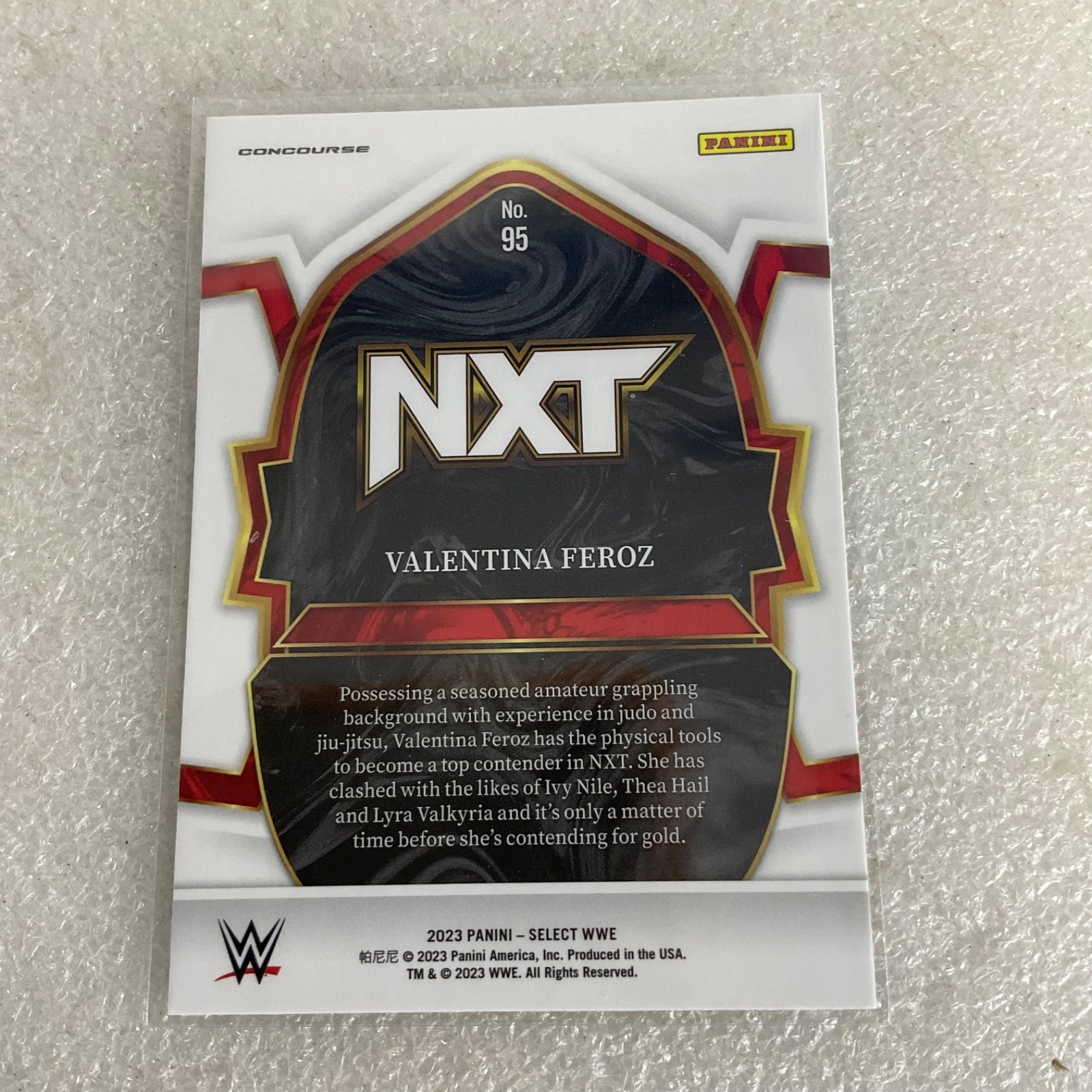 2023 Panini Select WWE Red Blue Prizm 7 Card Lot Hulk Hogan The Rock Michaels - Image 11