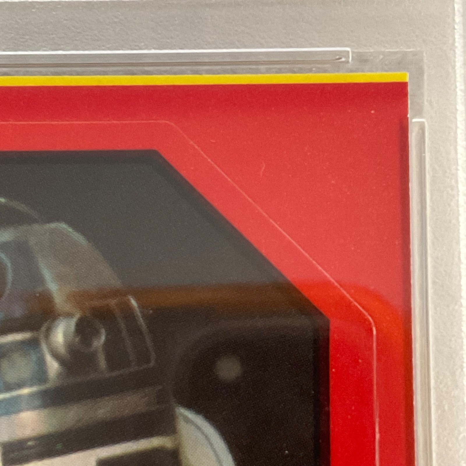 Star Wars 1983 Return Jedi R2-D2 Red Boarder Sticker Card #18 PSA8 CERT#73371211 - Image 8
