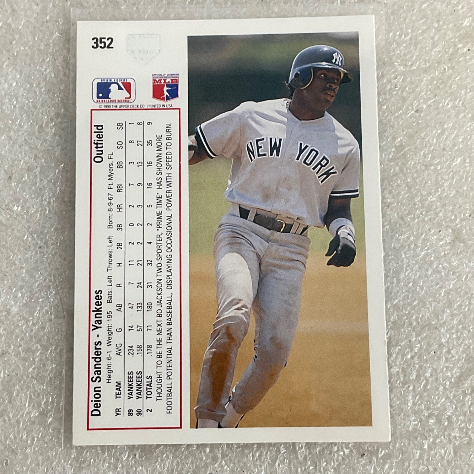 1991 Upper Deck Baseball 10 Card Lot Kirby Puckett Deion Sanders - Image 16