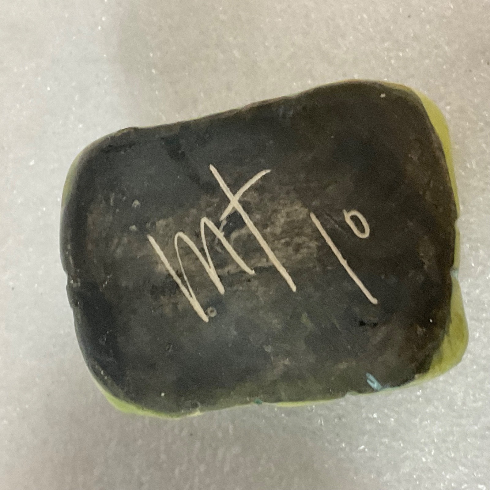 Signed Ceramic Incense Burner Green Black 2.25in Studio Pottery - Image 11