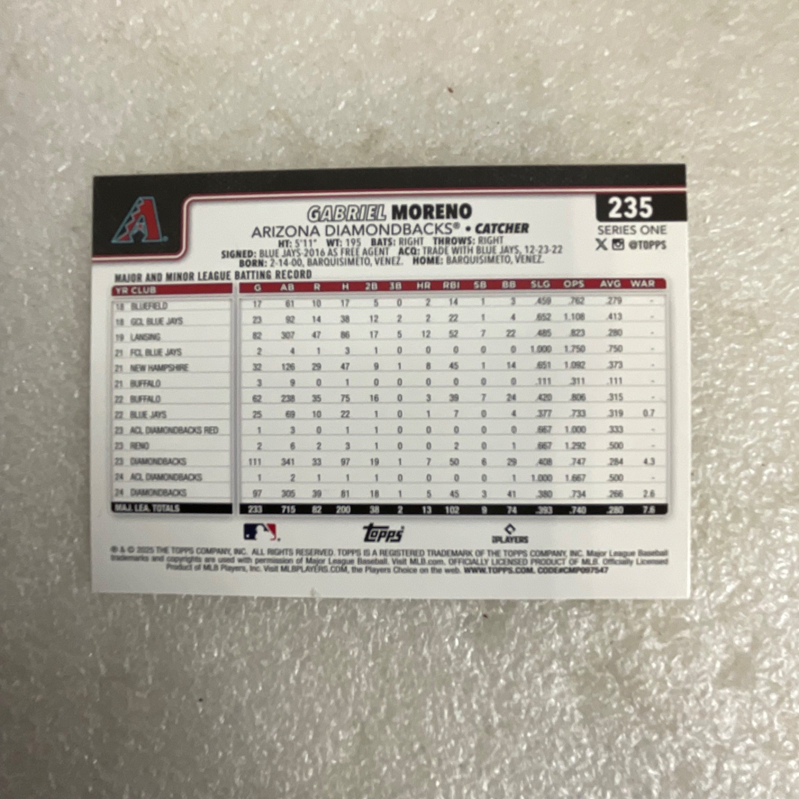 2025 Topps Series 1 Baseball 10 Card Lot deGrom Olson Turang Stott - Image 15