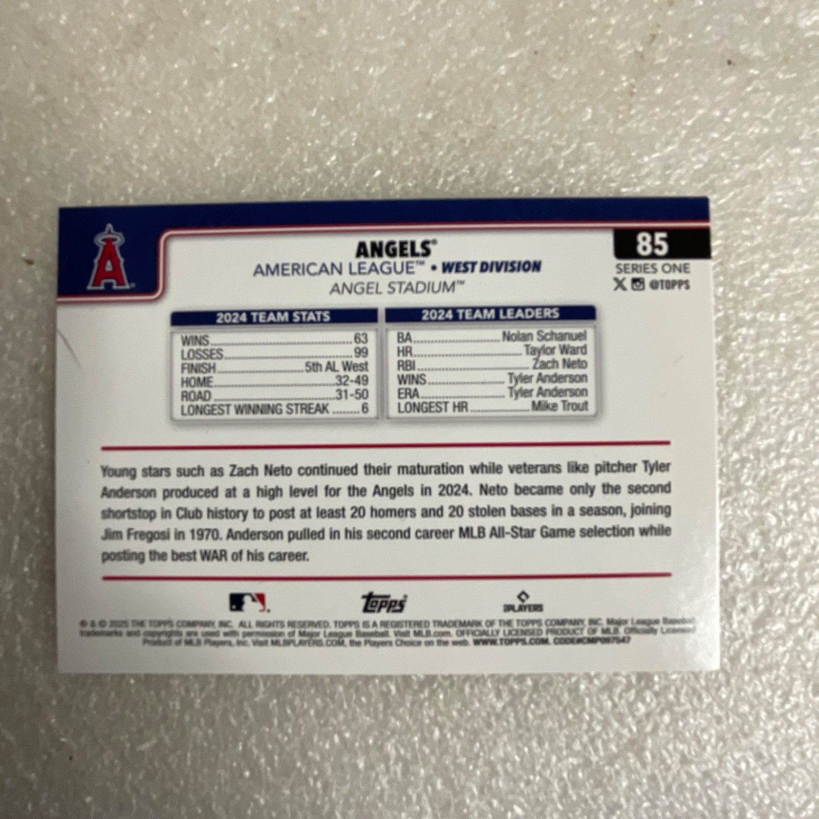 2025 Topps Series 1 Baseball 10 Card Lot deGrom Olson Turang Stott - Image 22