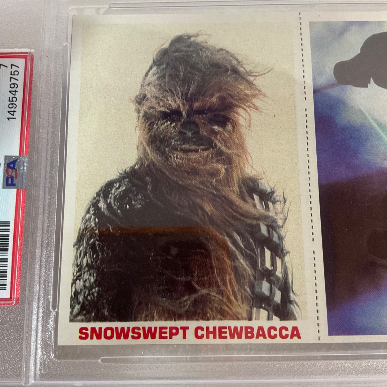 1980 Star Wars Burger King Snow Battle Bounty 3-Panel PSA 7 CERT#149549757 - Image 4