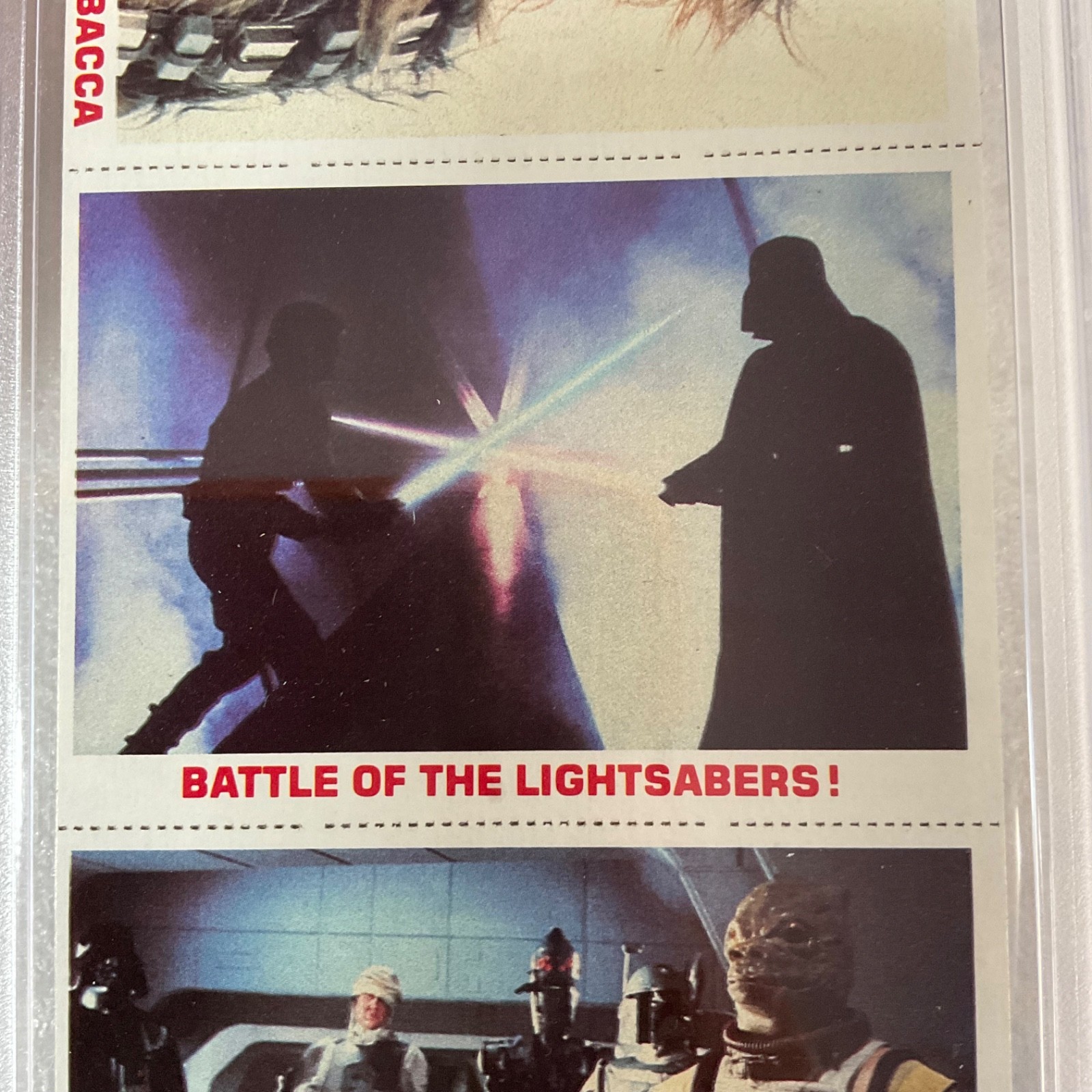 1980 Star Wars Burger King Snow Battle Bounty 3-Panel PSA 7 CERT#149549757 - Image 5