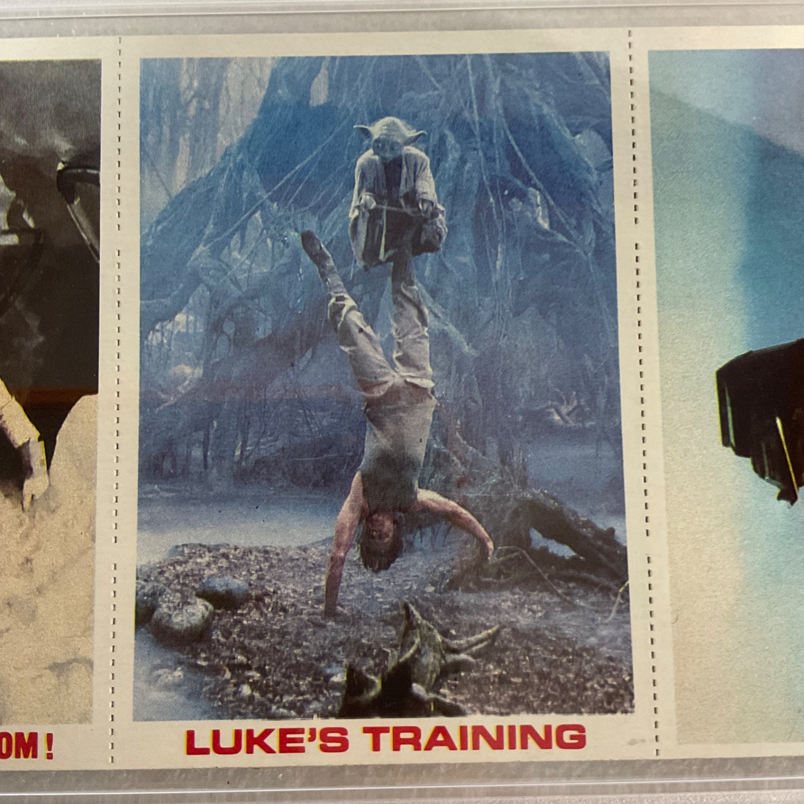 1980 Star Wars Burger King Defender Luke Walkers 3-Panel PSA Auth CERT#149549755 - Image 4