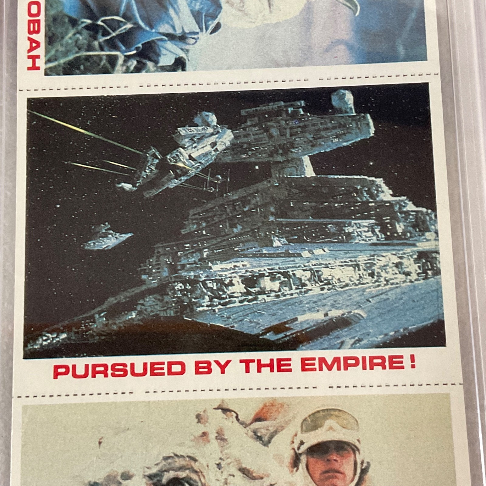 1980 Star Wars Burger King Yoda Luke 3-Panel PSA 6 CERT#149549753 - Image 4