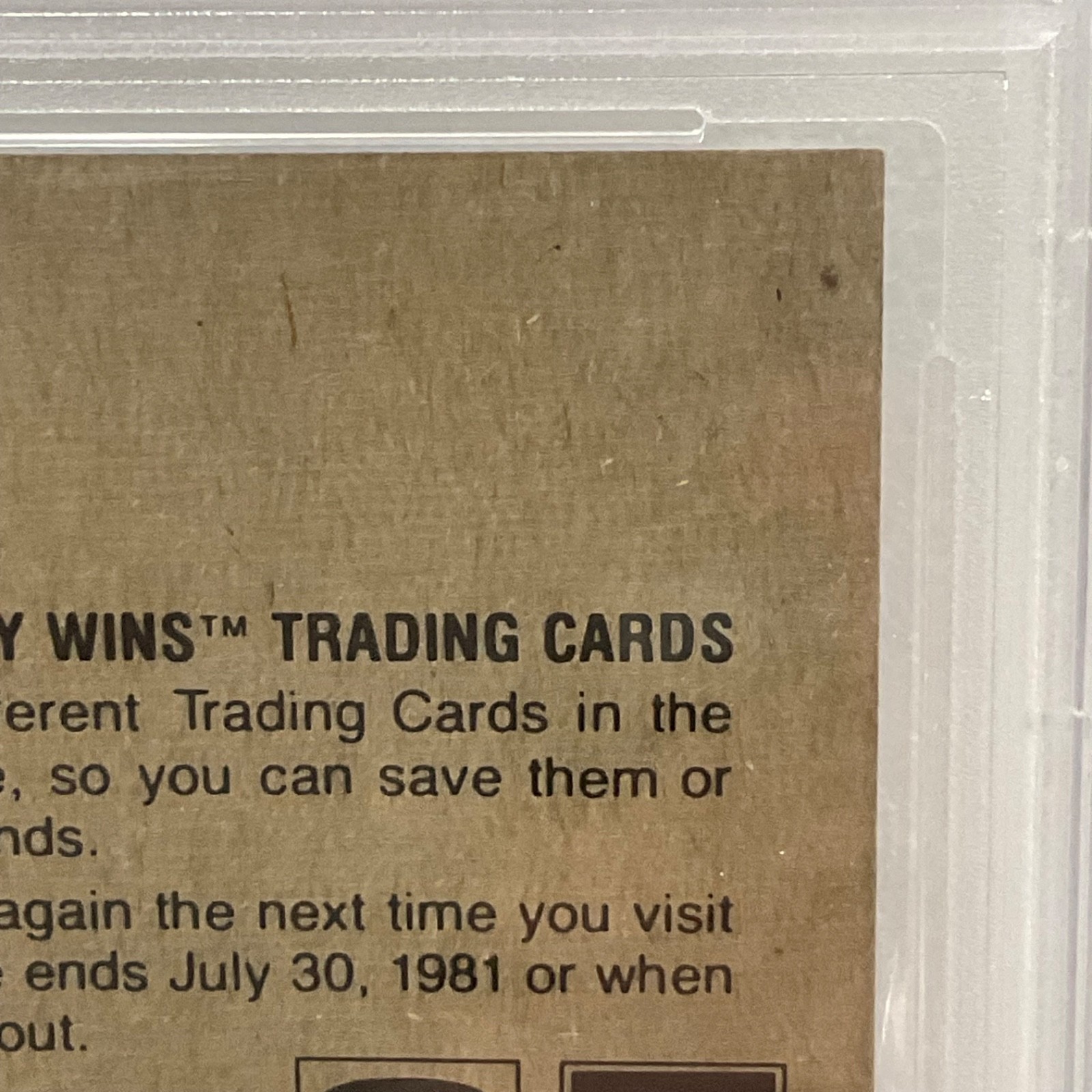 1980 Star Wars Burger King Space Raid R2-D2 3-Panel PSA 5 CERT#149549752 - Image 14