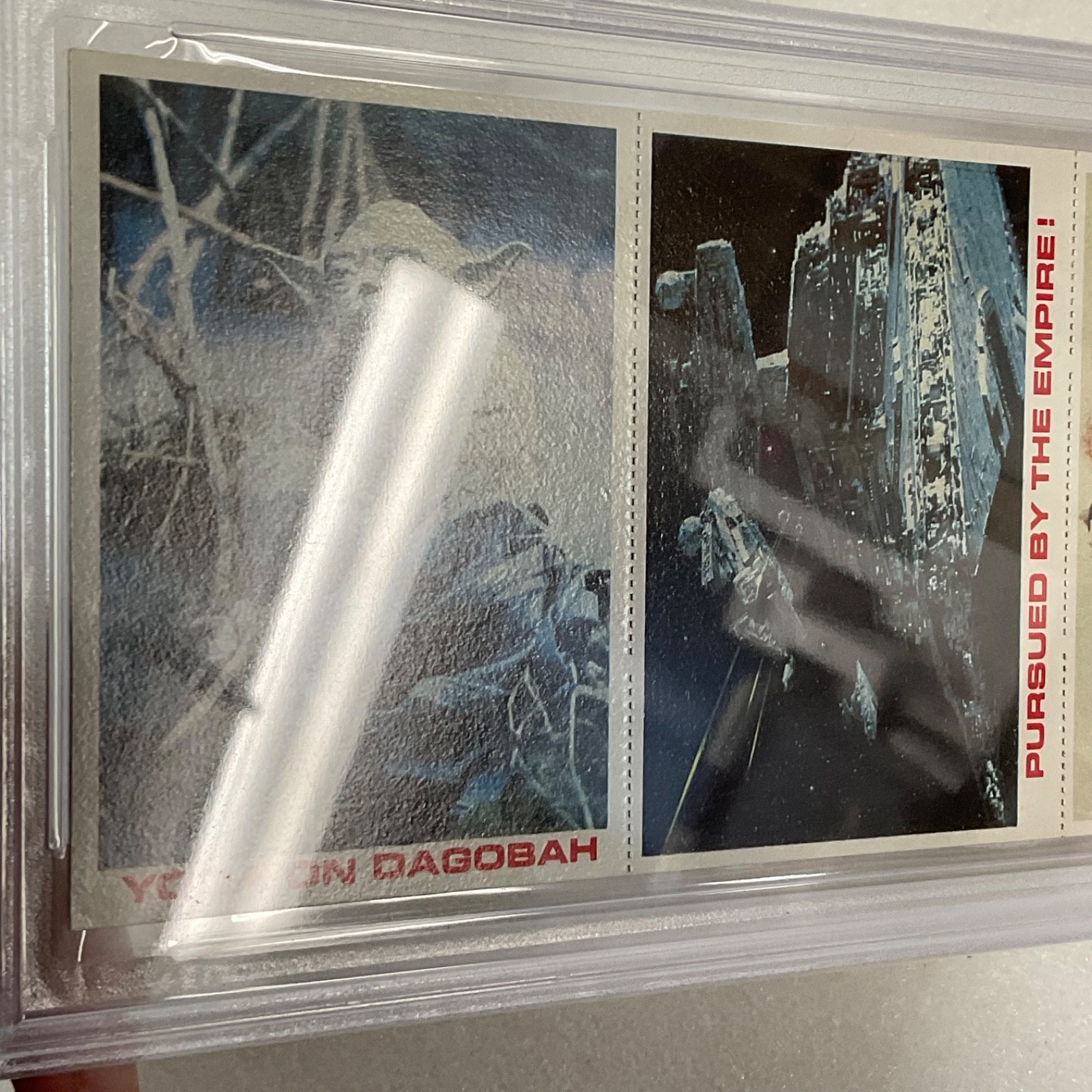 1980 Star Wars Burger King Yoda Luke 3-Panel PSA 6 CERT#149549753 - Image 10