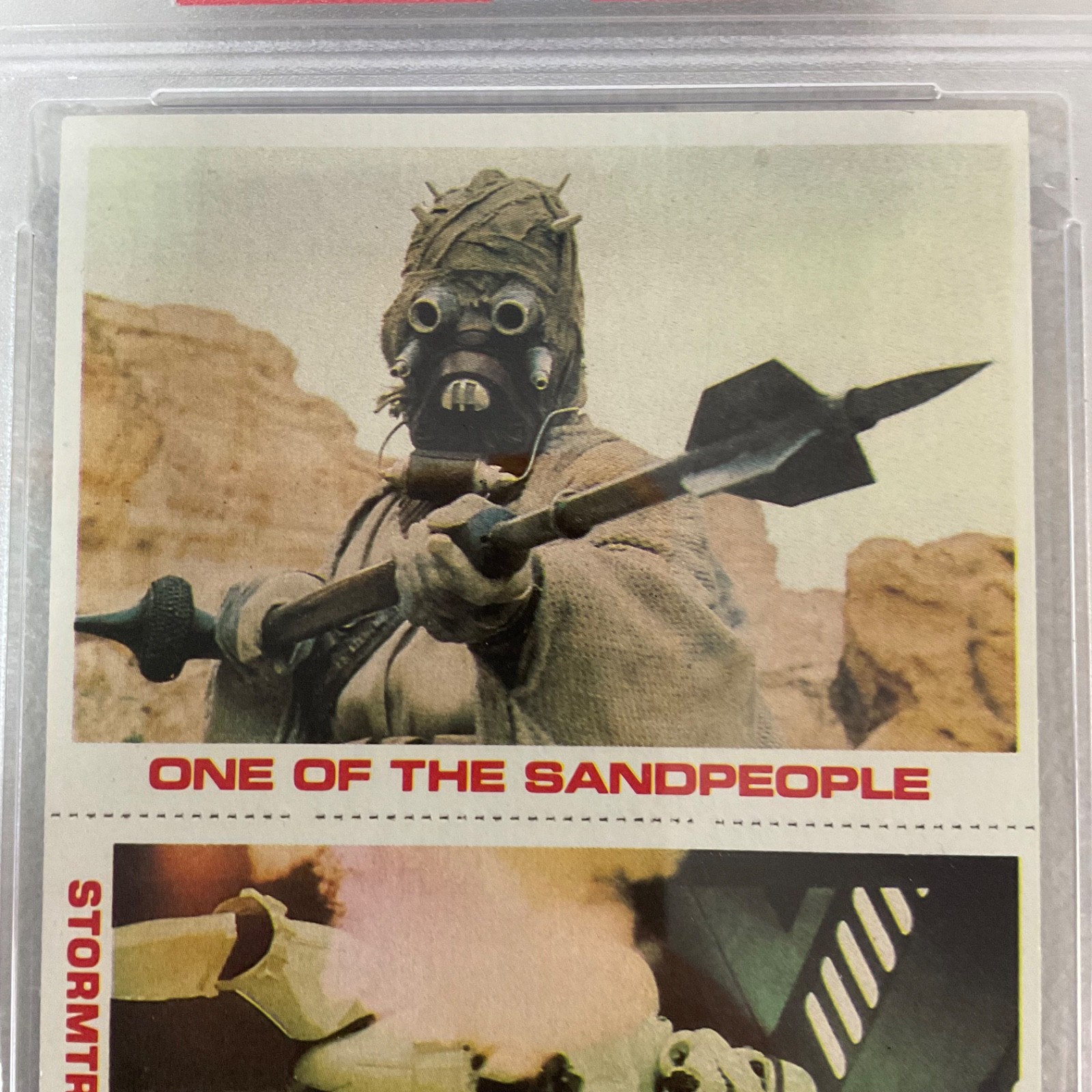 1980 Star Wars Burger King 3-Panel Sandpeople Stormtrooper PSA 7 CERT#149549754 - Image 4