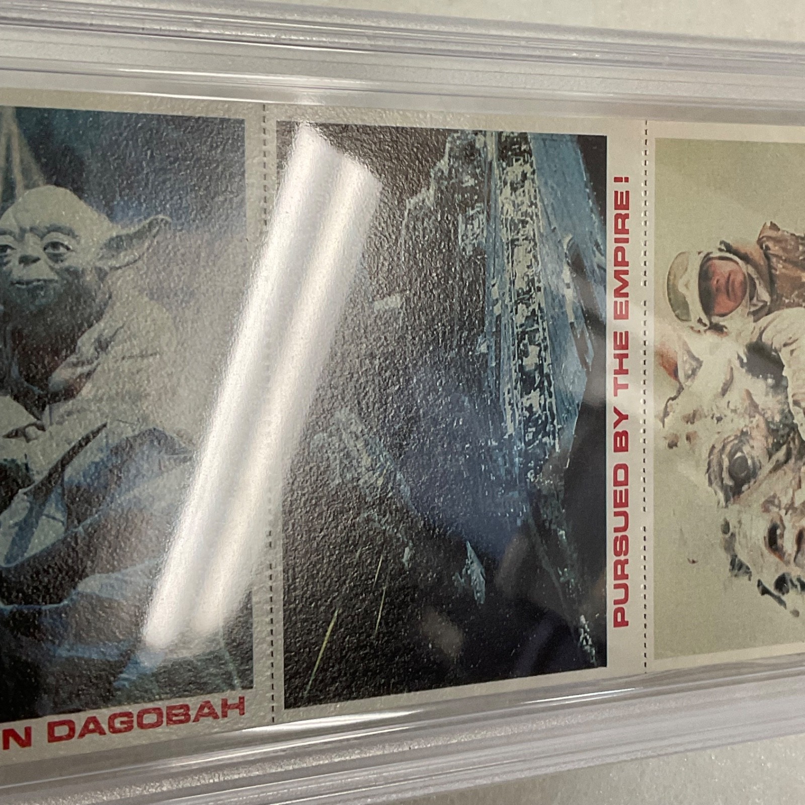 1980 Star Wars Burger King Yoda Luke 3-Panel PSA 6 CERT#149549753 - Image 11