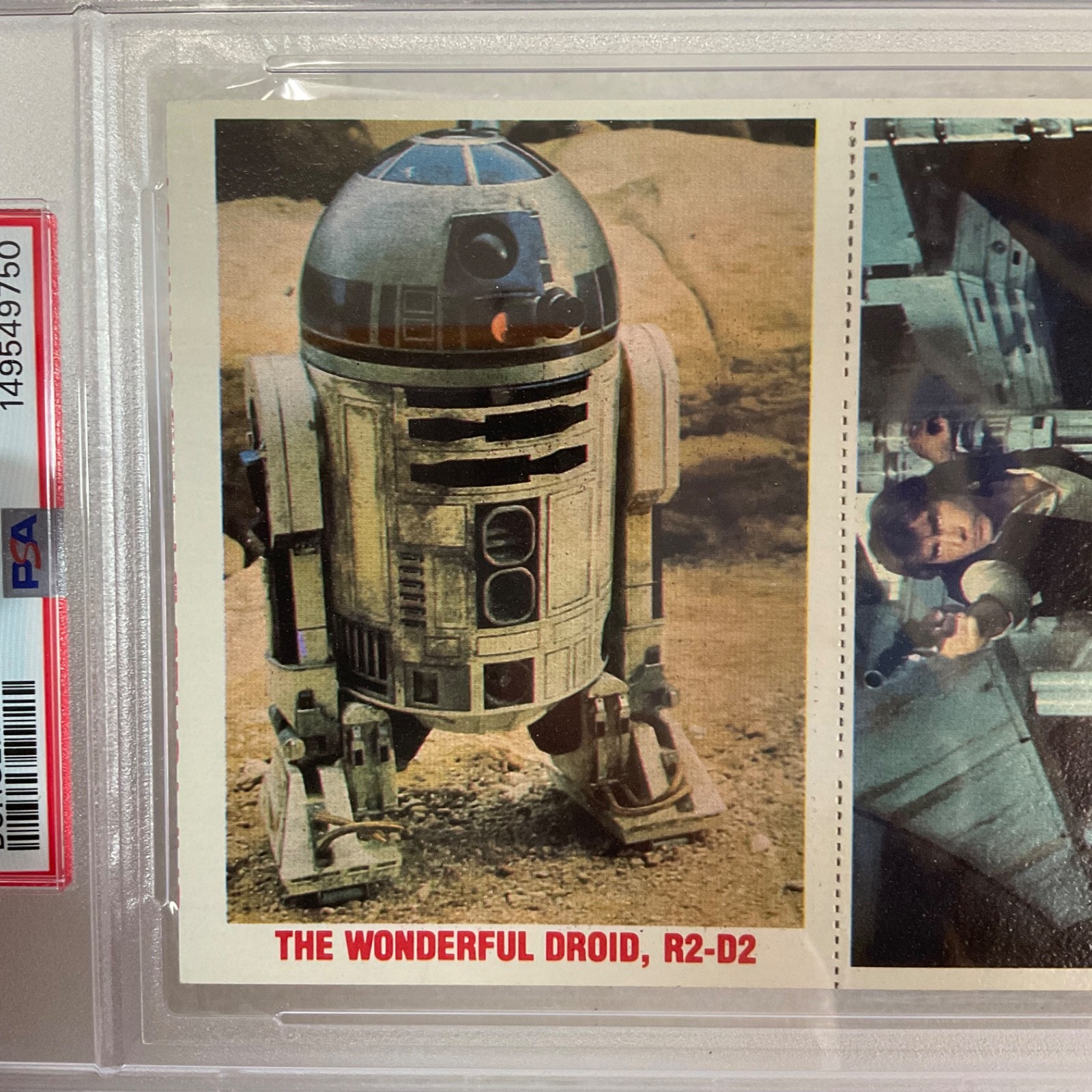 1980 Star Wars Burger King R2-D2 Han 3-Panel PSA Auth CERT#149549750 - Image 3