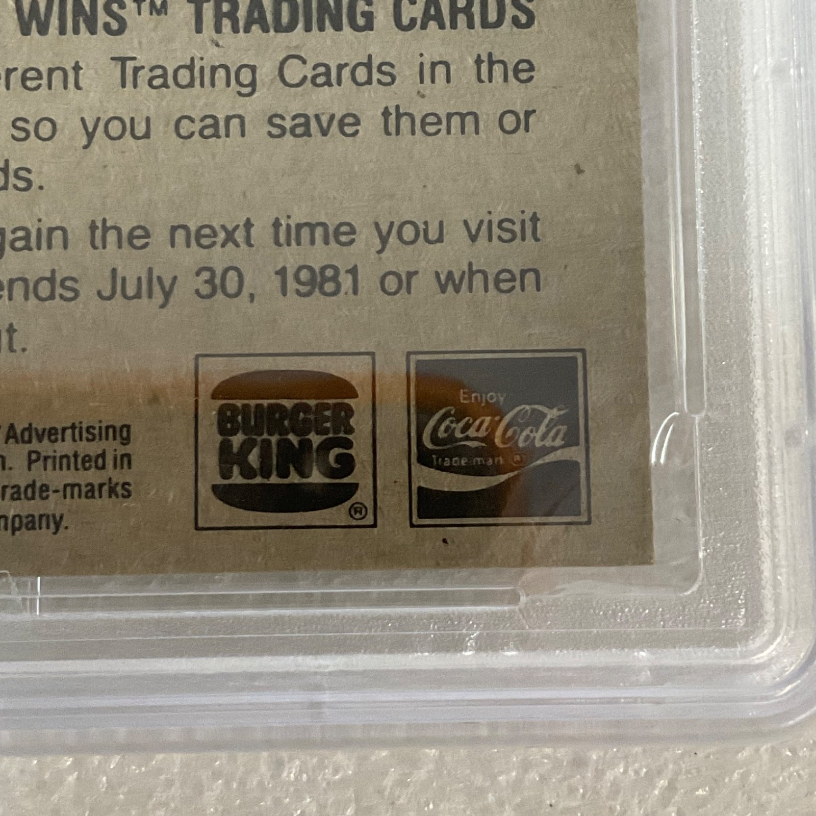1980 Star Wars Burger King 3-Panel Sandpeople Stormtrooper PSA 7 CERT#149549754 - Image 18