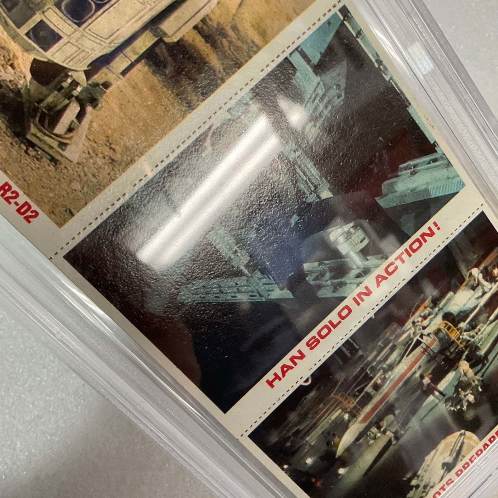 1980 Star Wars Burger King R2-D2 Han 3-Panel PSA Auth CERT#149549750 - Image 12