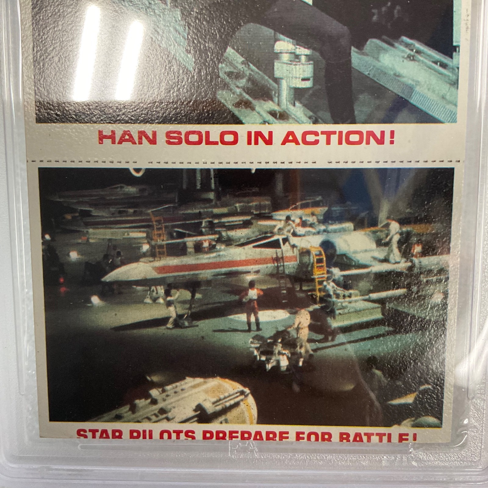 1980 Star Wars Burger King R2-D2 Han 3-Panel PSA Auth CERT#149549750 - Image 5
