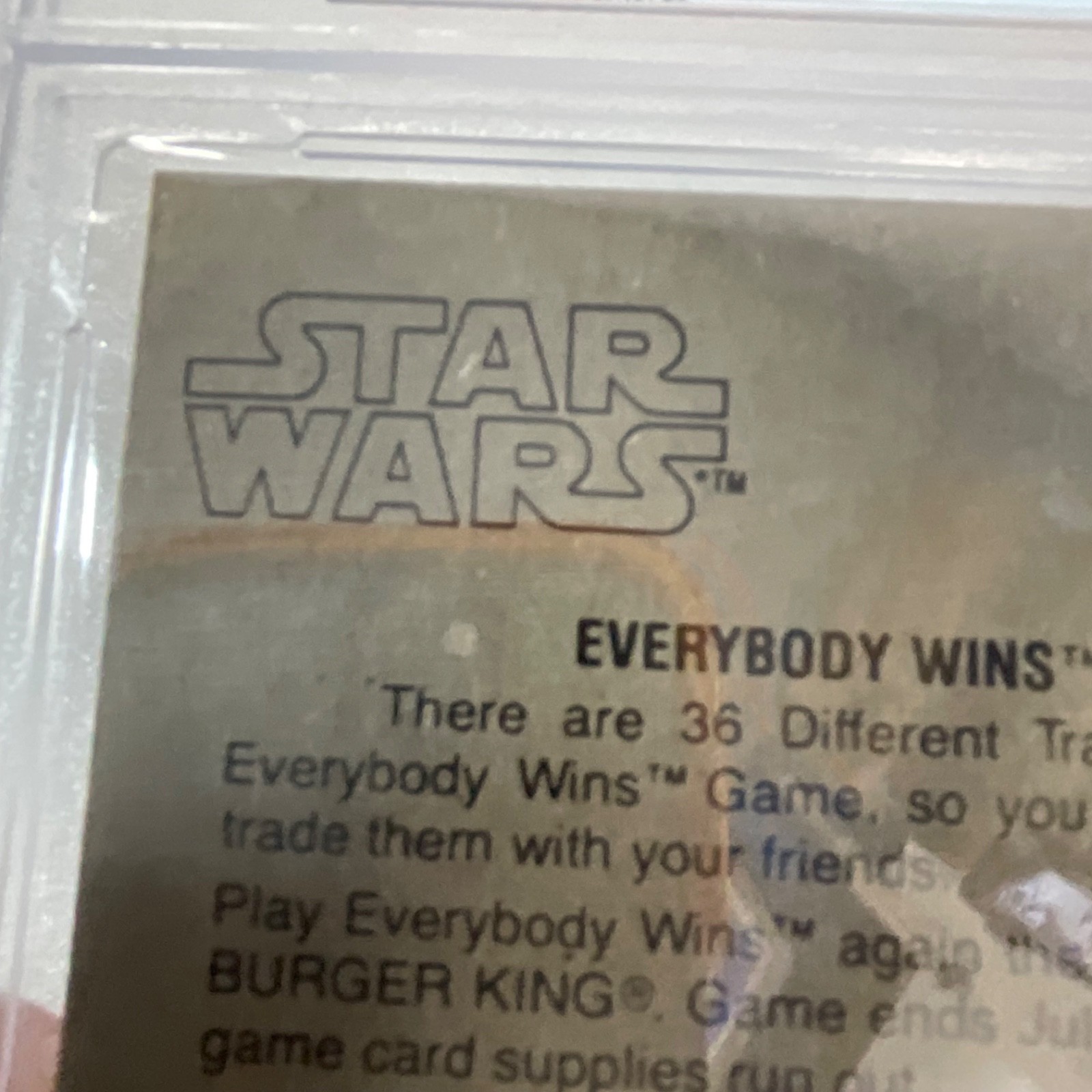 1980 Star Wars Burger King R2-D2 Han 3-Panel PSA Auth CERT#149549750 - Image 15