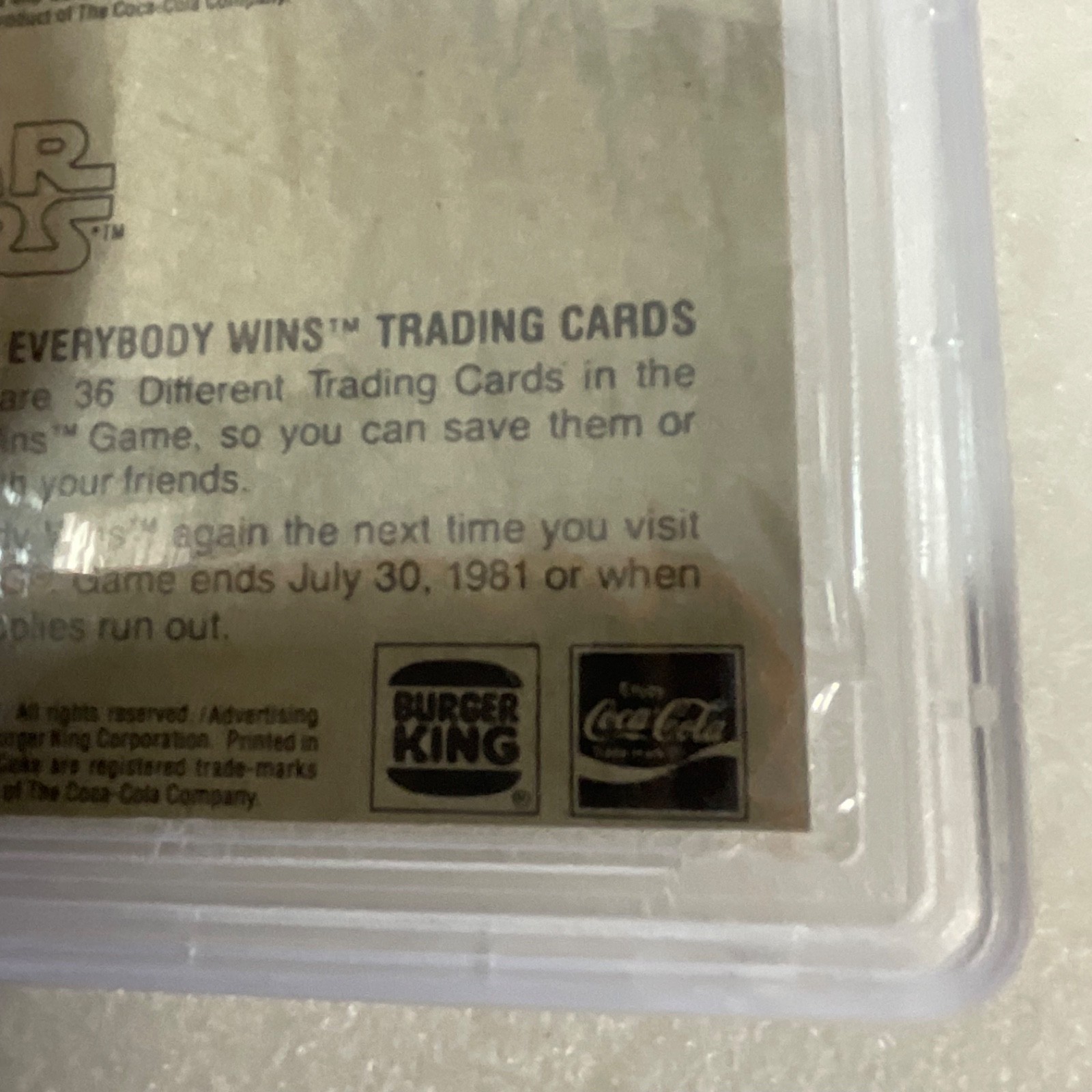1980 Star Wars Burger King R2-D2 Han 3-Panel PSA Auth CERT#149549750 - Image 17