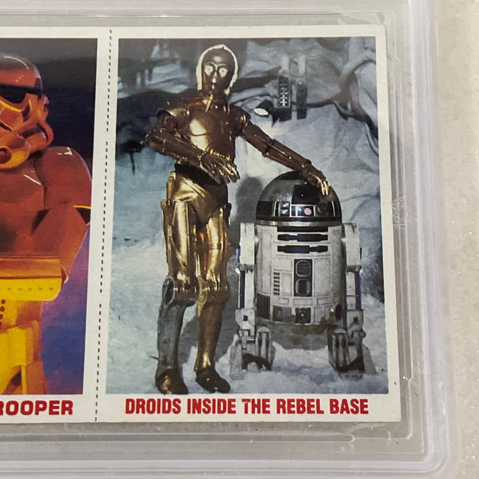 1980 Star Wars Burger King Dark/Imperial/Droids 3-Panel PSA 7 CERT#149549756 - Image 6