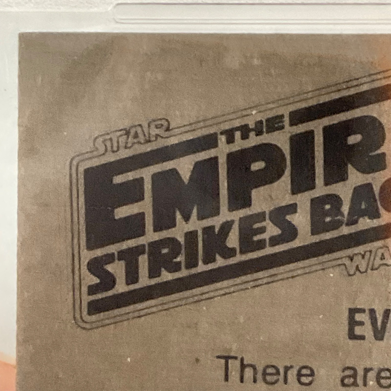 1980 Star Wars Burger King Dark/Imperial/Droids 3-Panel PSA 7 CERT#149549756 - Image 12
